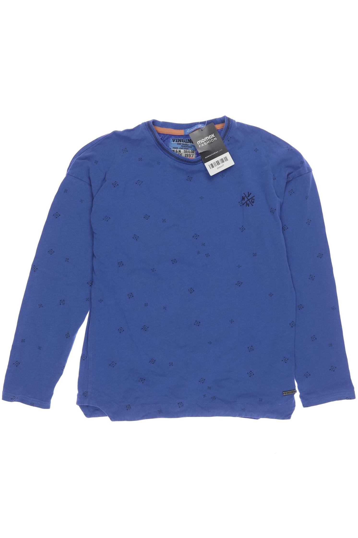 

Vingino Herren Langarmshirt, blau, Gr. 140