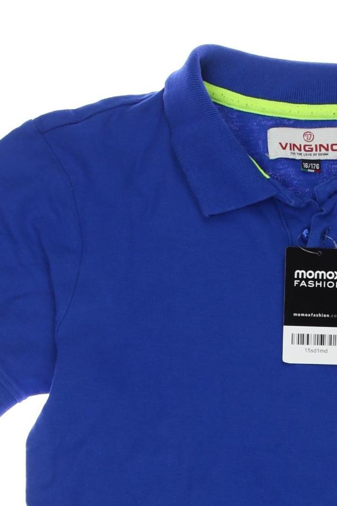 Thumbnail - Vingino Jungen Poloshirt, blau, Gr. 176