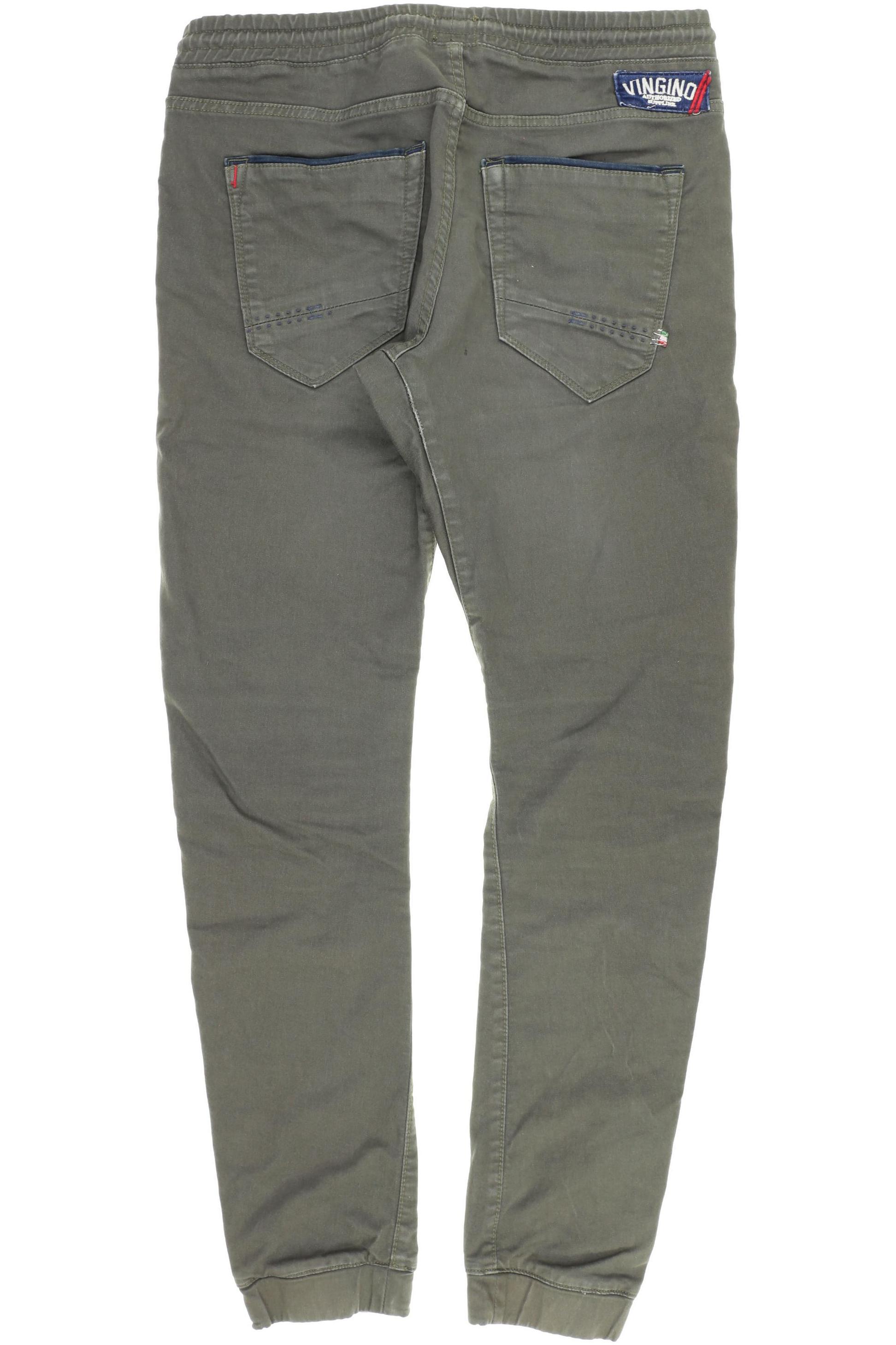 Thumbnail - Vingino Jungen Stoffhose, grün, Gr. 164