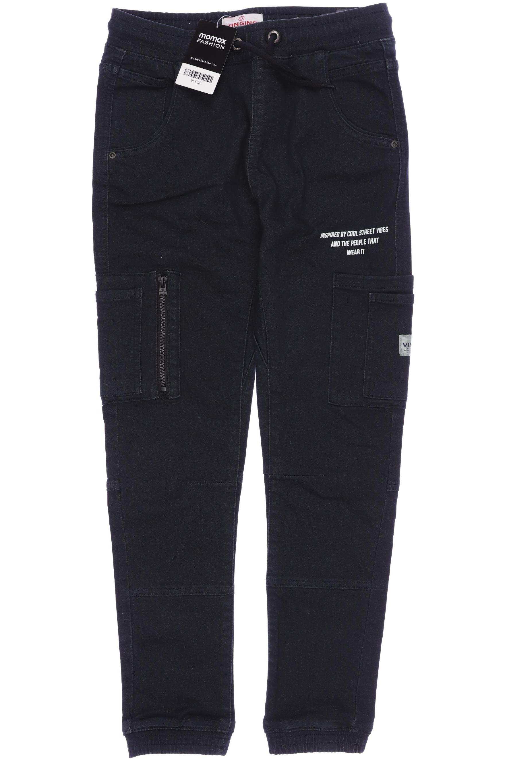 

Vingino Herren Stoffhose, schwarz, Gr. 152