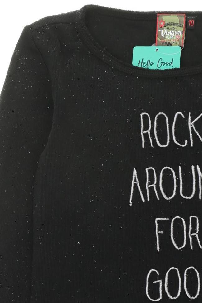 Thumbnail - Vingino Mädchen Langarmshirt, schwarz, Gr. 140