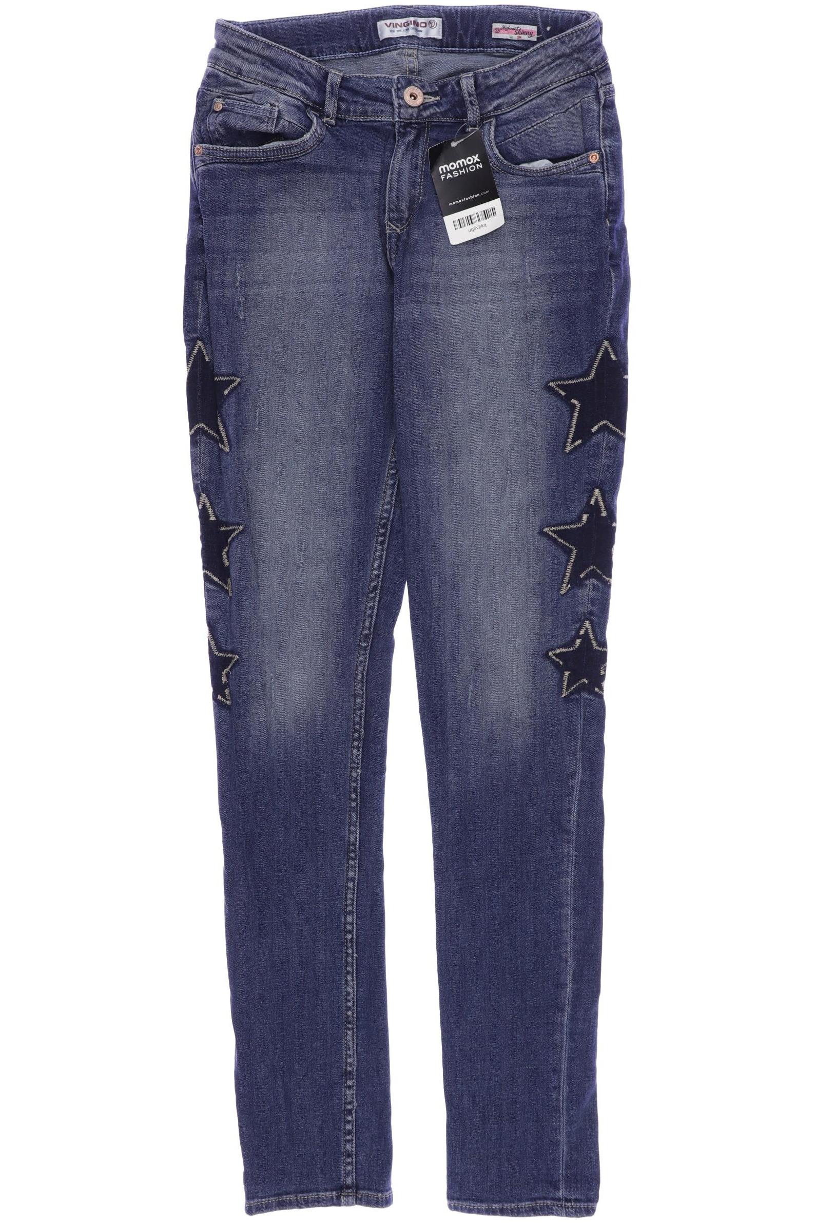 

Vingino Damen Jeans, marineblau, Gr. 176