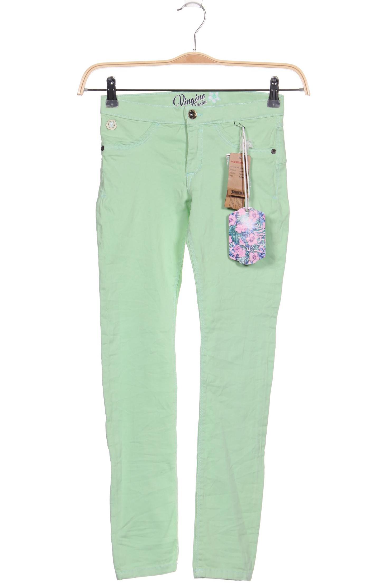 

Vingino Damen Jeans, grün, Gr. 152