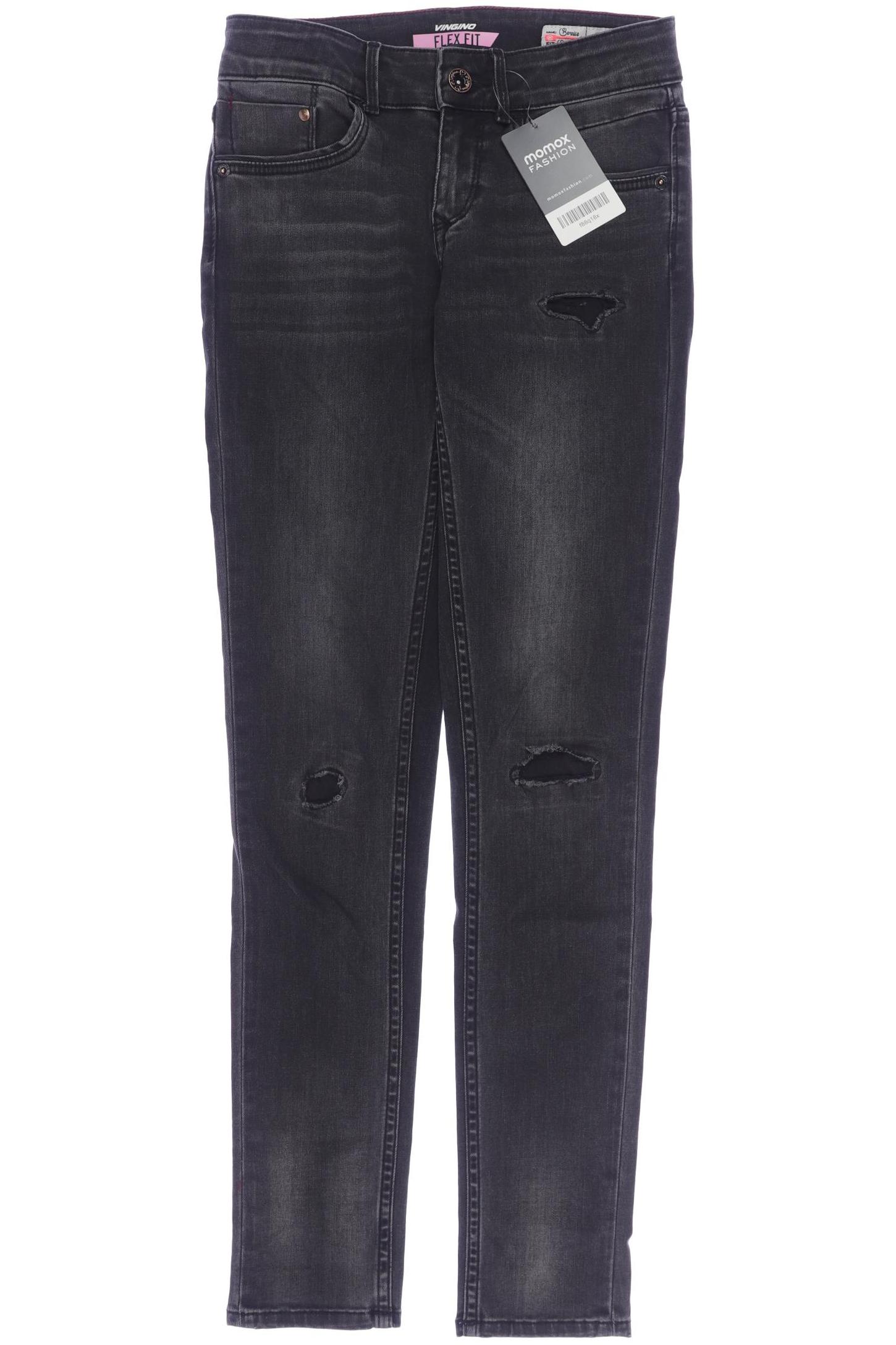 

Vingino Damen Jeans, schwarz, Gr. 152