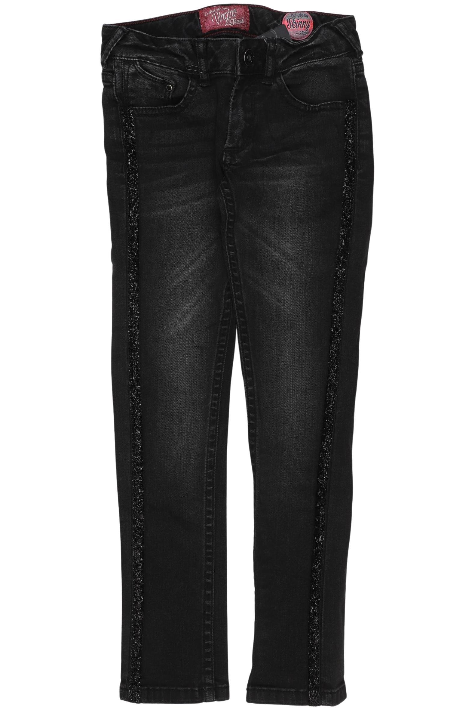 

Vingino Mädchen Jeans, schwarz, Gr. 128