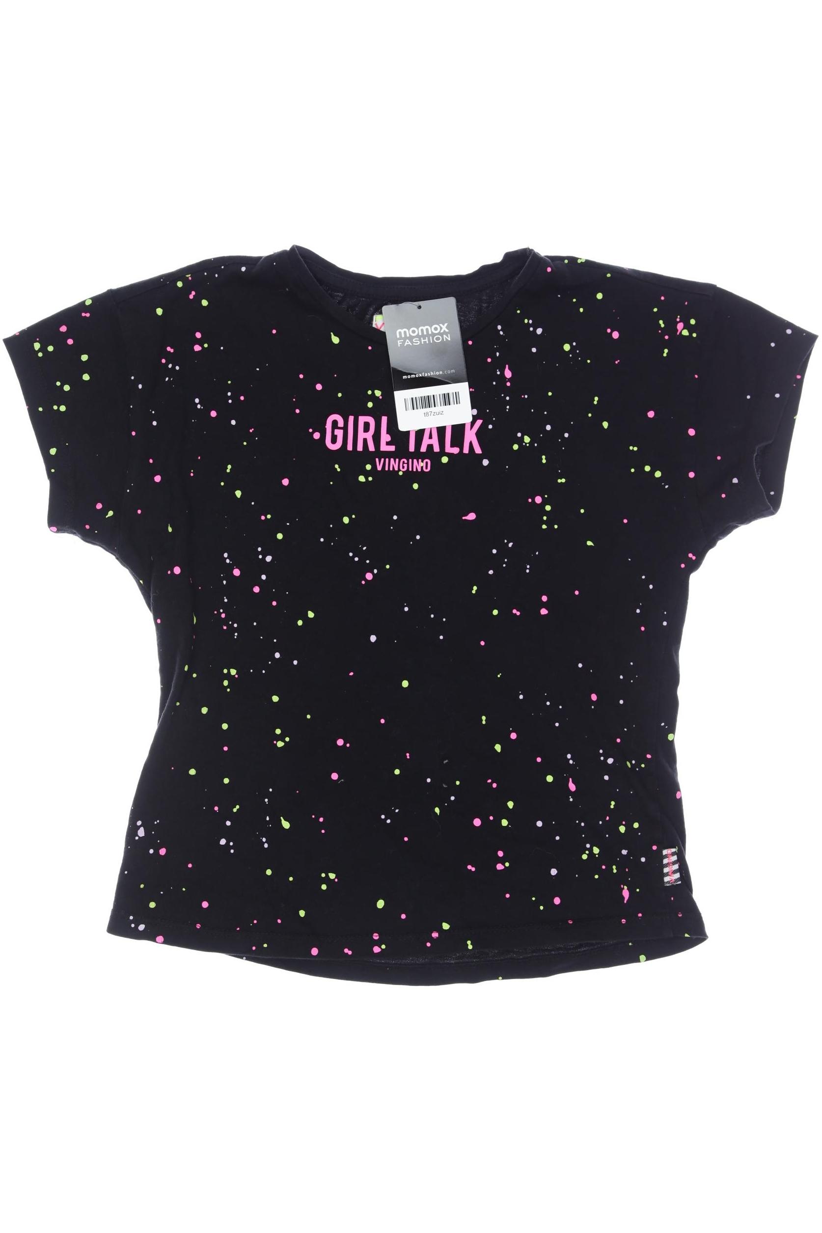 

Vingino Damen T-Shirt, schwarz, Gr. 8