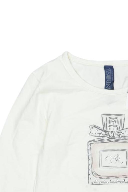 Thumbnail - Vinrose Mädchen Langarmshirt, cremeweiß, Gr. 110/116