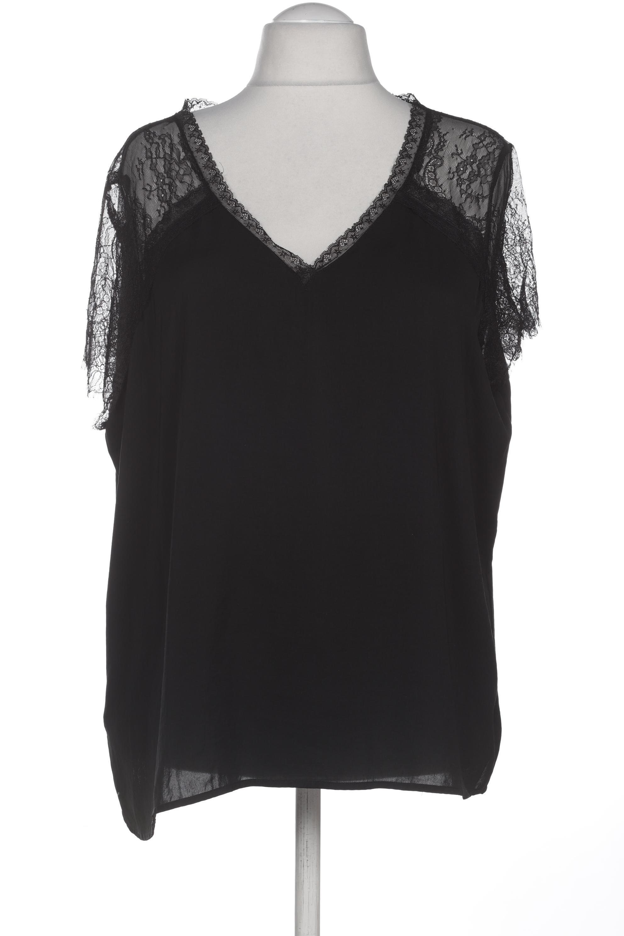 

violeta by Mango Damen Bluse, schwarz, Gr.
