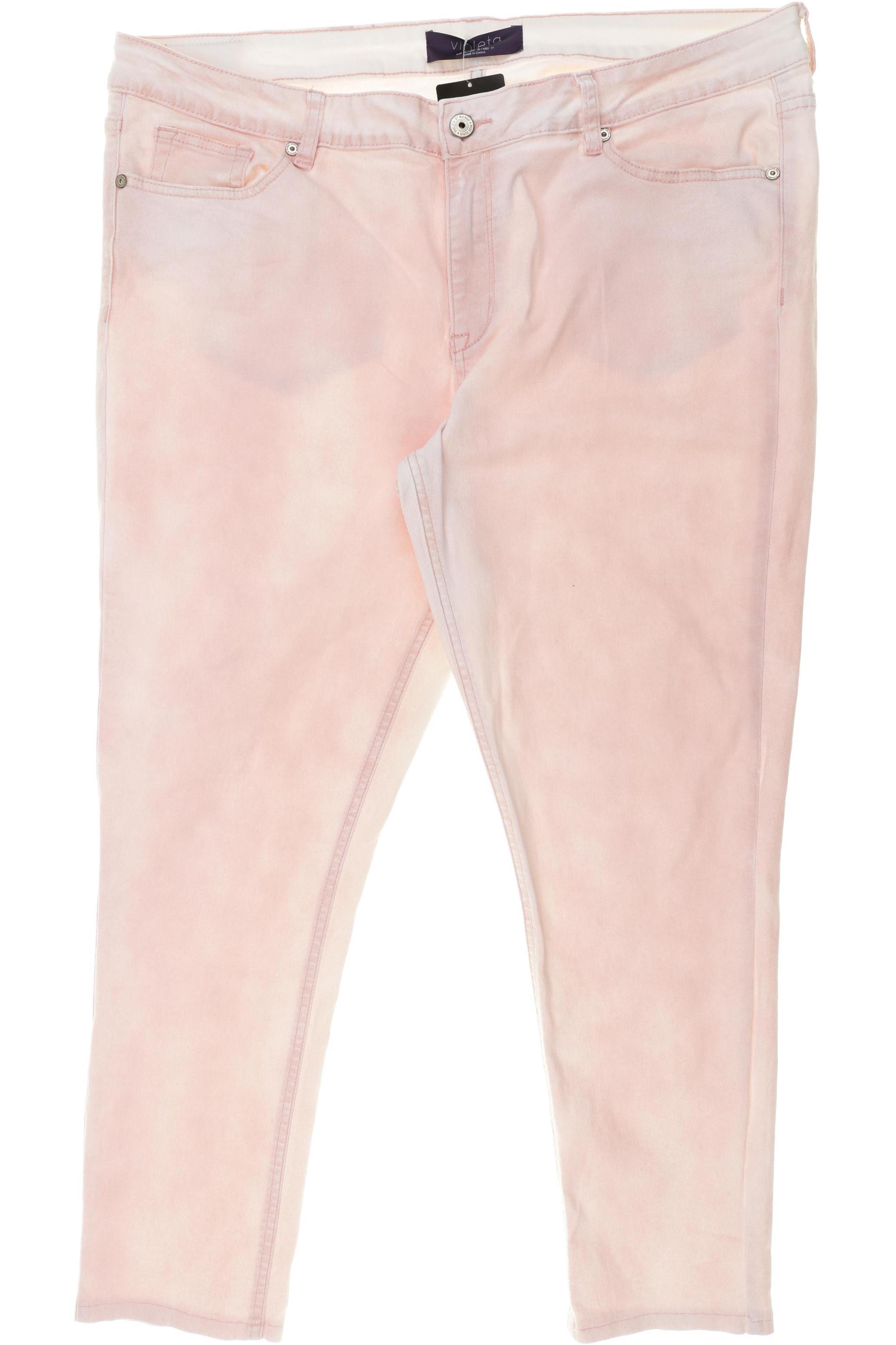 Thumbnail - violeta by Mango Damen Jeans, pink, Gr. 50