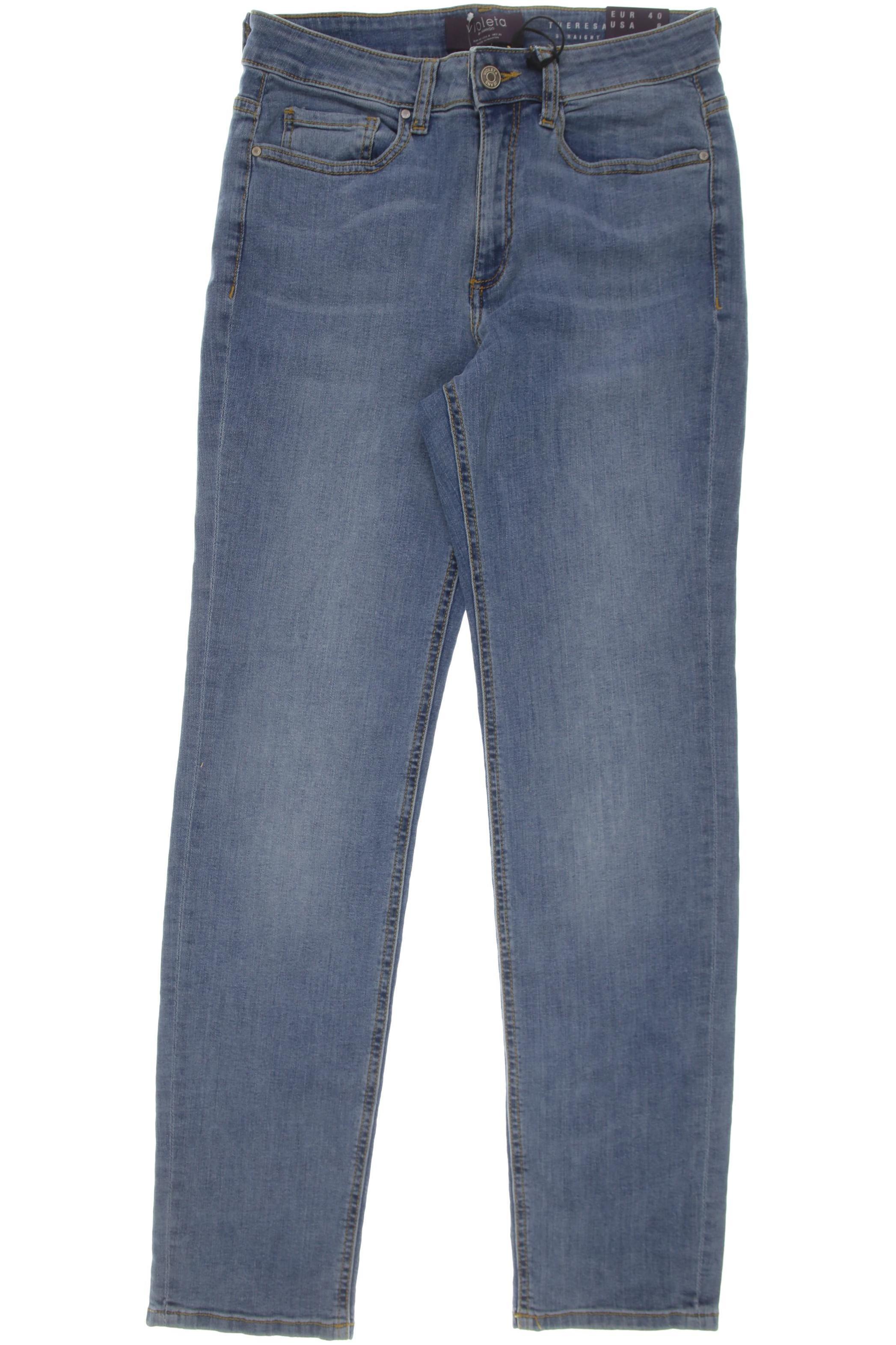 

violeta by Mango Damen Jeans, blau, Gr. 40