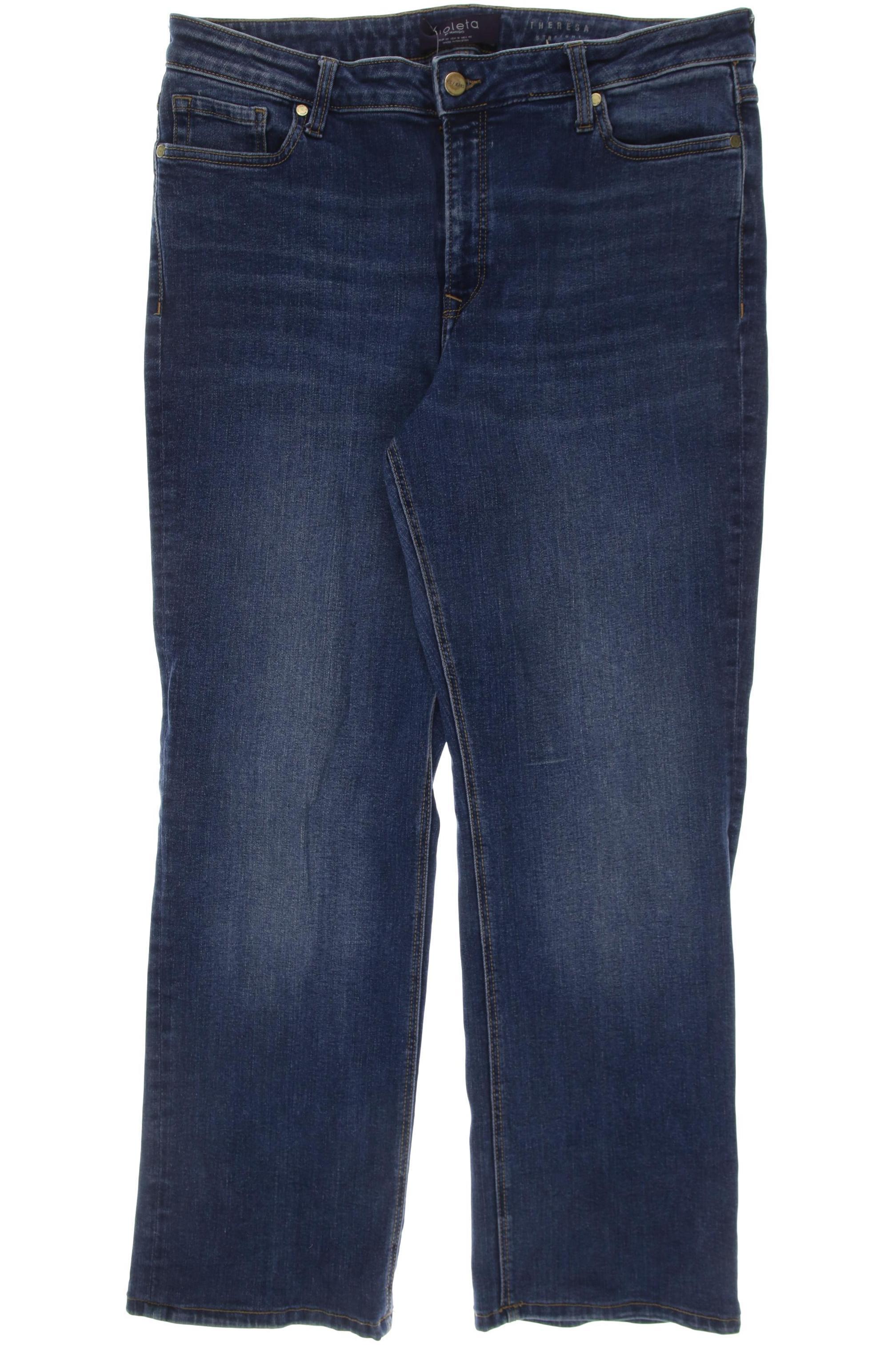 

violeta by Mango Damen Jeans, blau, Gr. 50