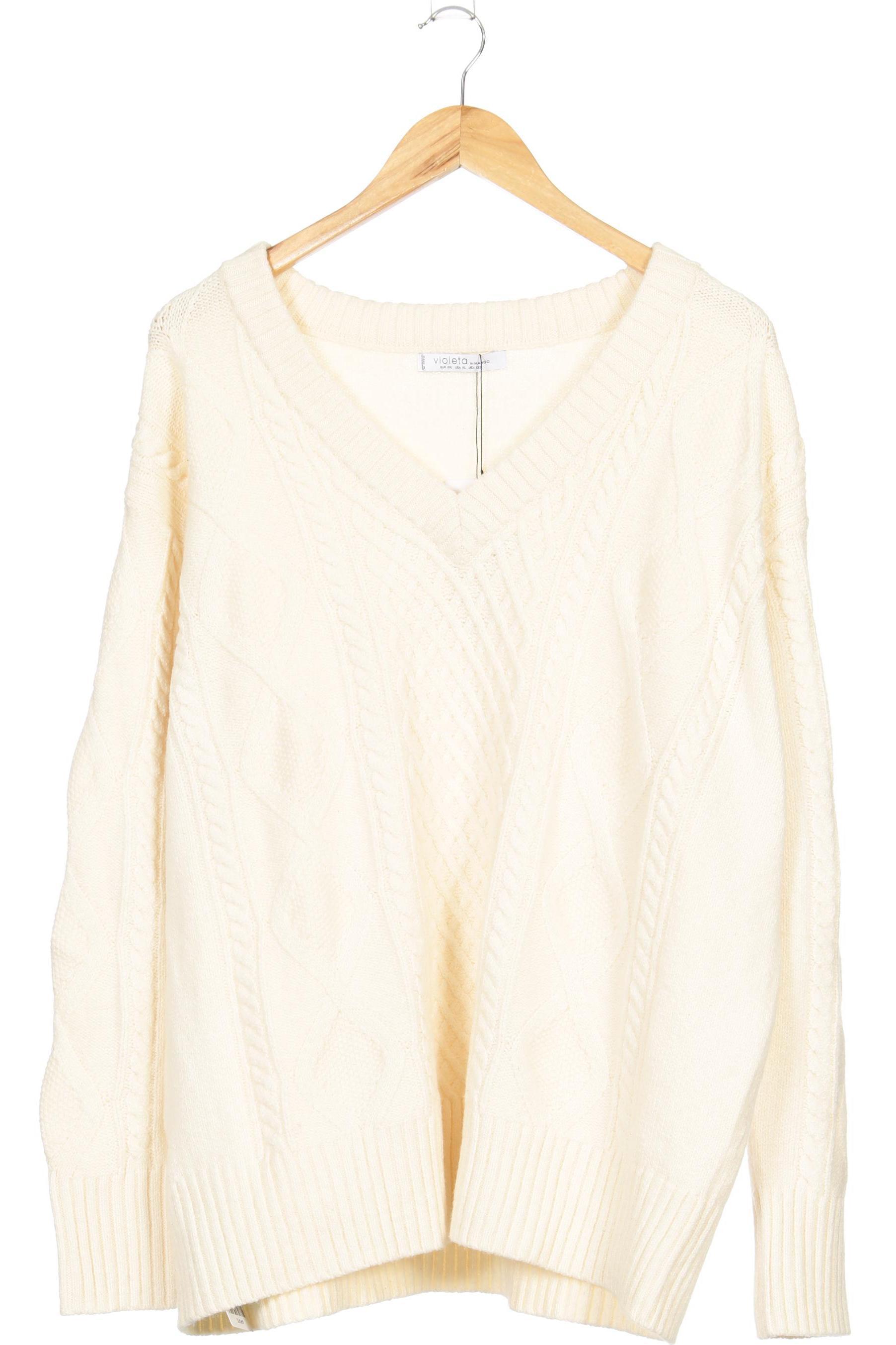 

violeta by Mango Damen Pullover, beige, Gr.