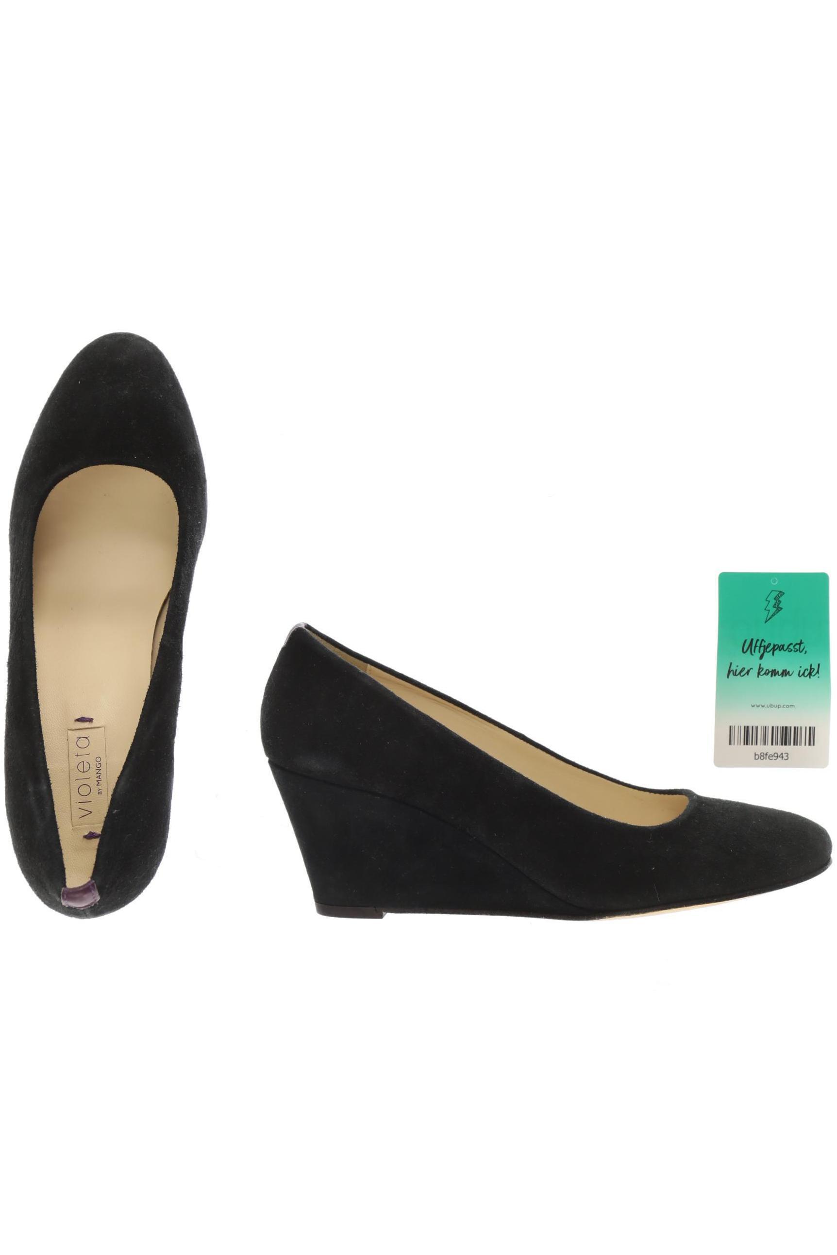 

violeta by Mango Damen Pumps, schwarz, Gr. 36
