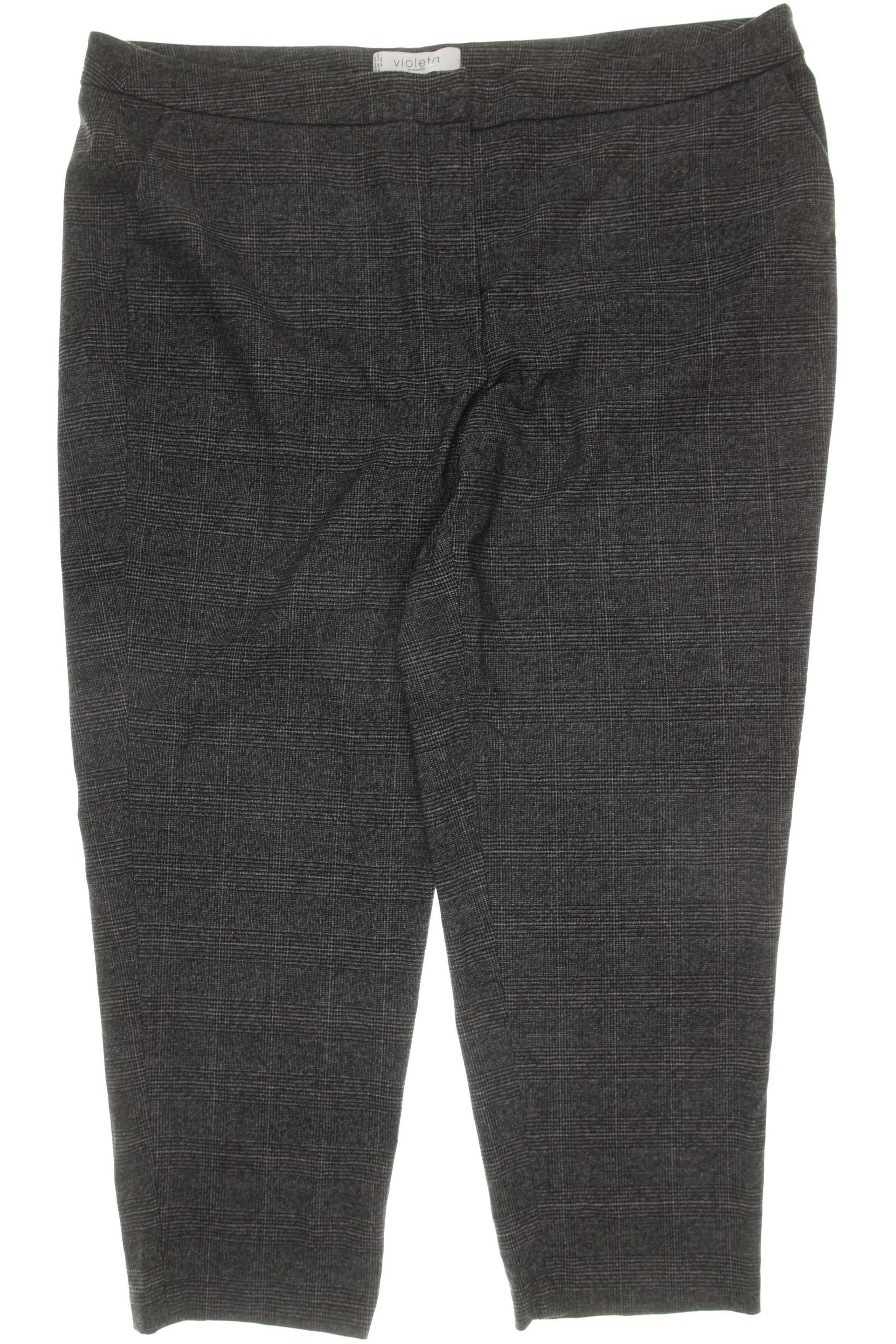 

violeta by Mango Damen Stoffhose, grau, Gr.