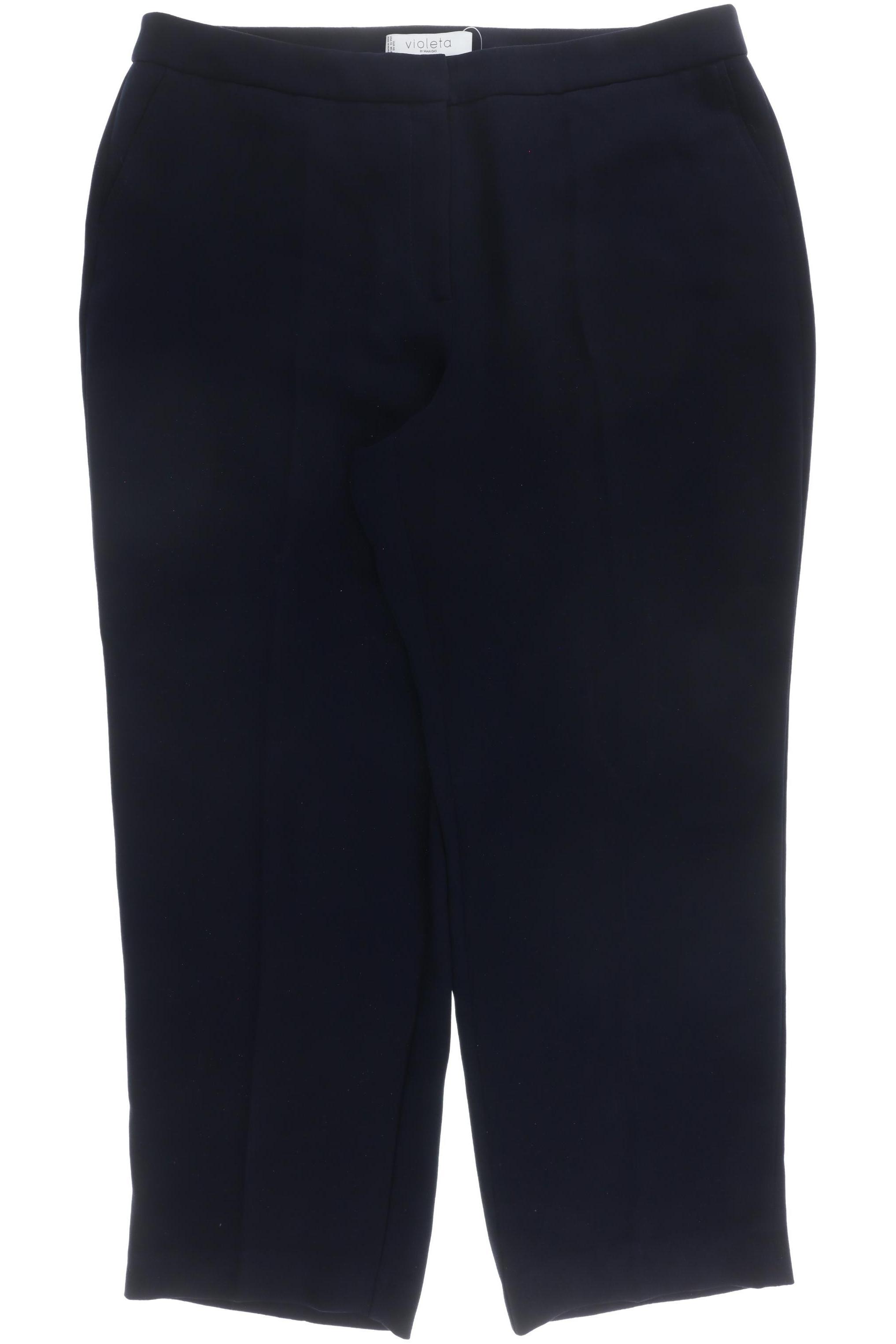 

violeta by Mango Damen Stoffhose, schwarz, Gr. 48