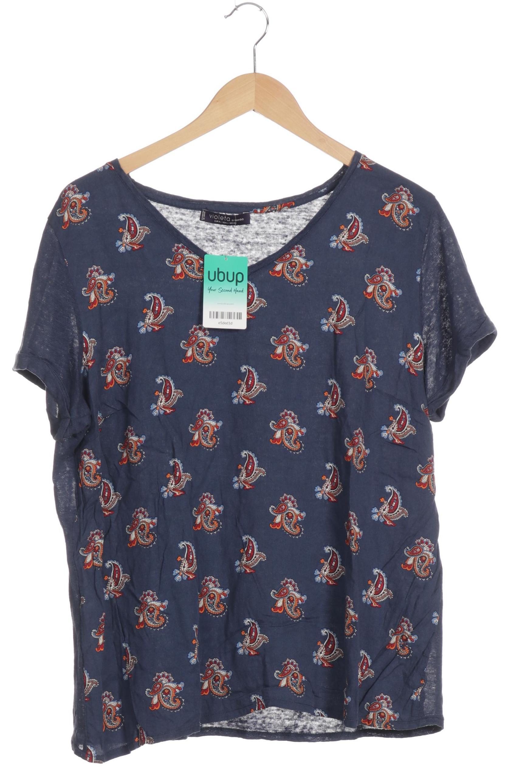 

violeta by Mango Damen T-Shirt, blau, Gr.