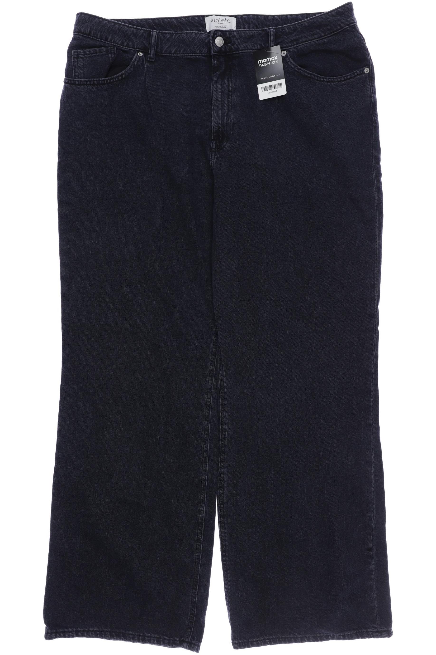 

violeta by Mango Damen Jeans, marineblau, Gr. 52