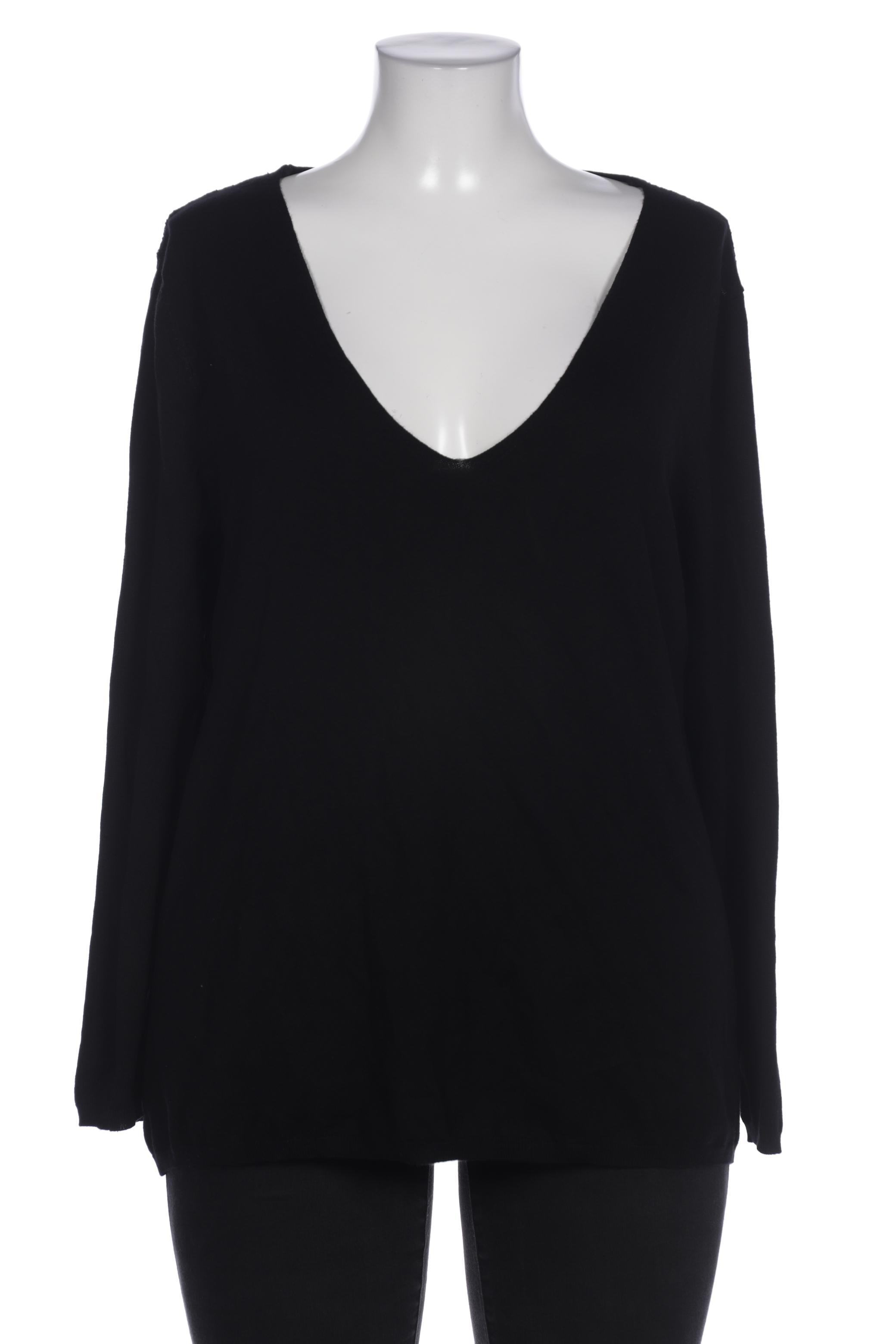 

violeta by Mango Damen Pullover, schwarz, Gr. 46