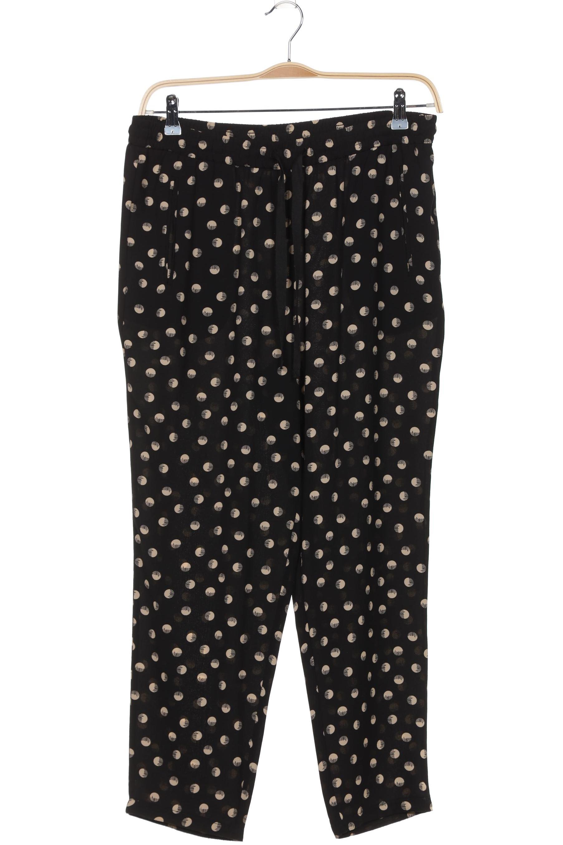 

violeta by Mango Damen Stoffhose, schwarz, Gr. 0