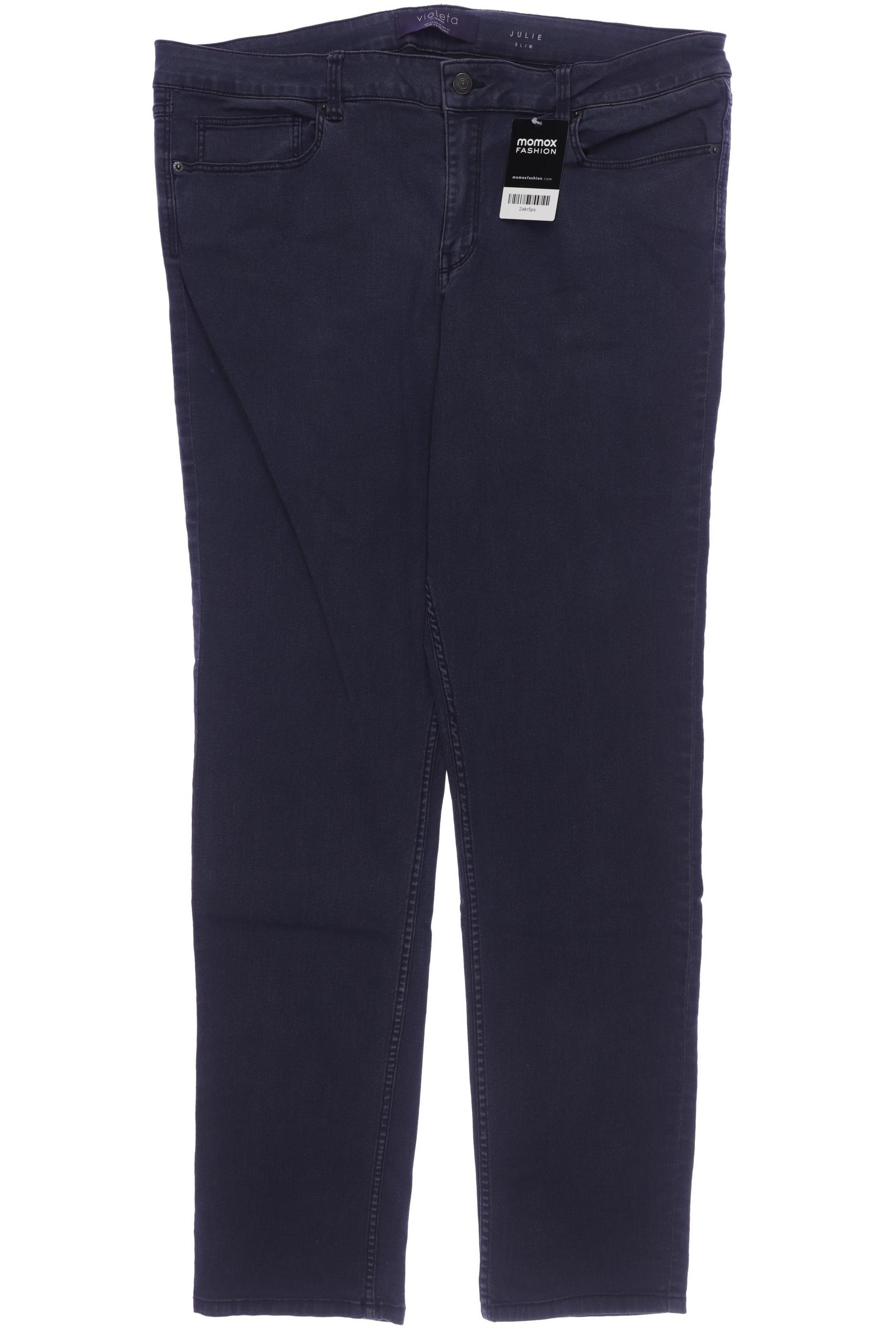 

violeta by Mango Damen Jeans, marineblau, Gr. 52