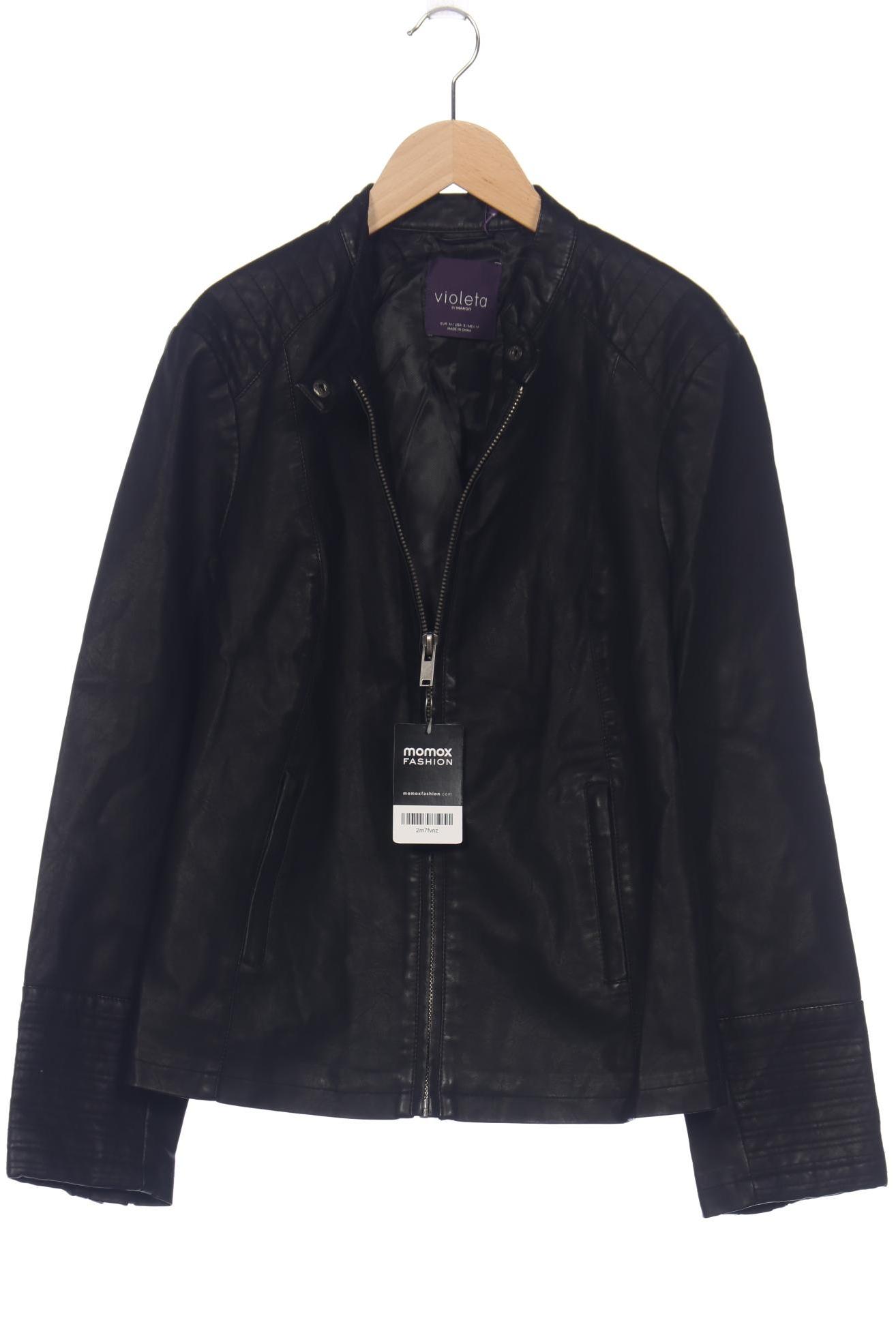 

violeta by Mango Damen Jacke, schwarz, Gr. 38