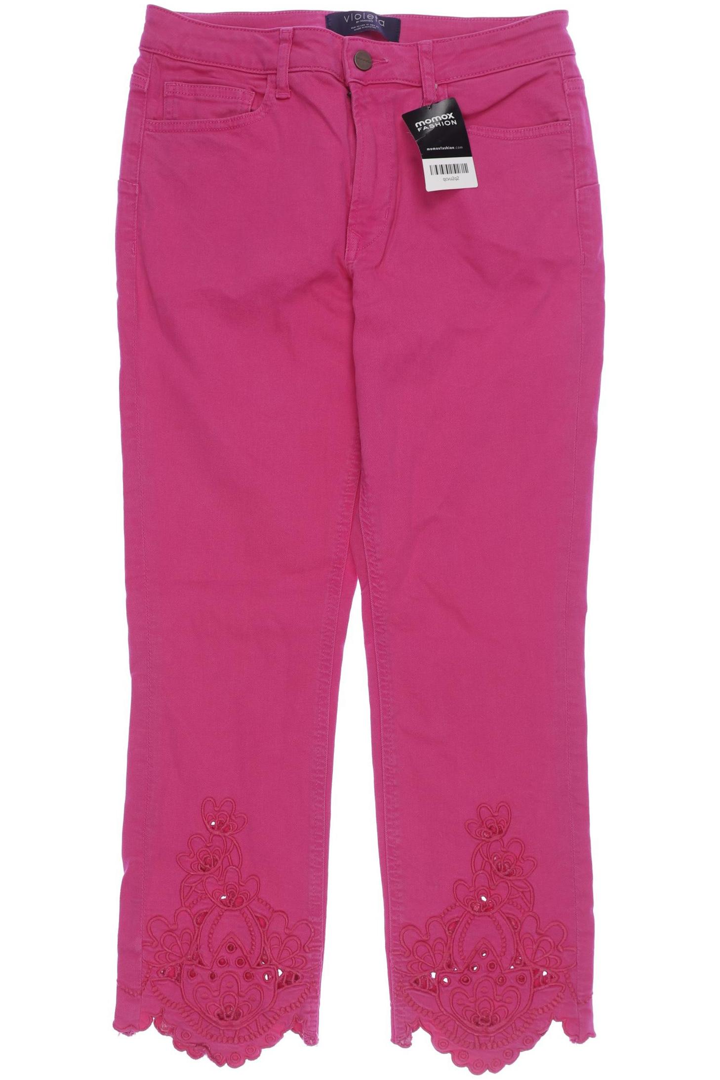

violeta by Mango Damen Jeans, pink, Gr. 42