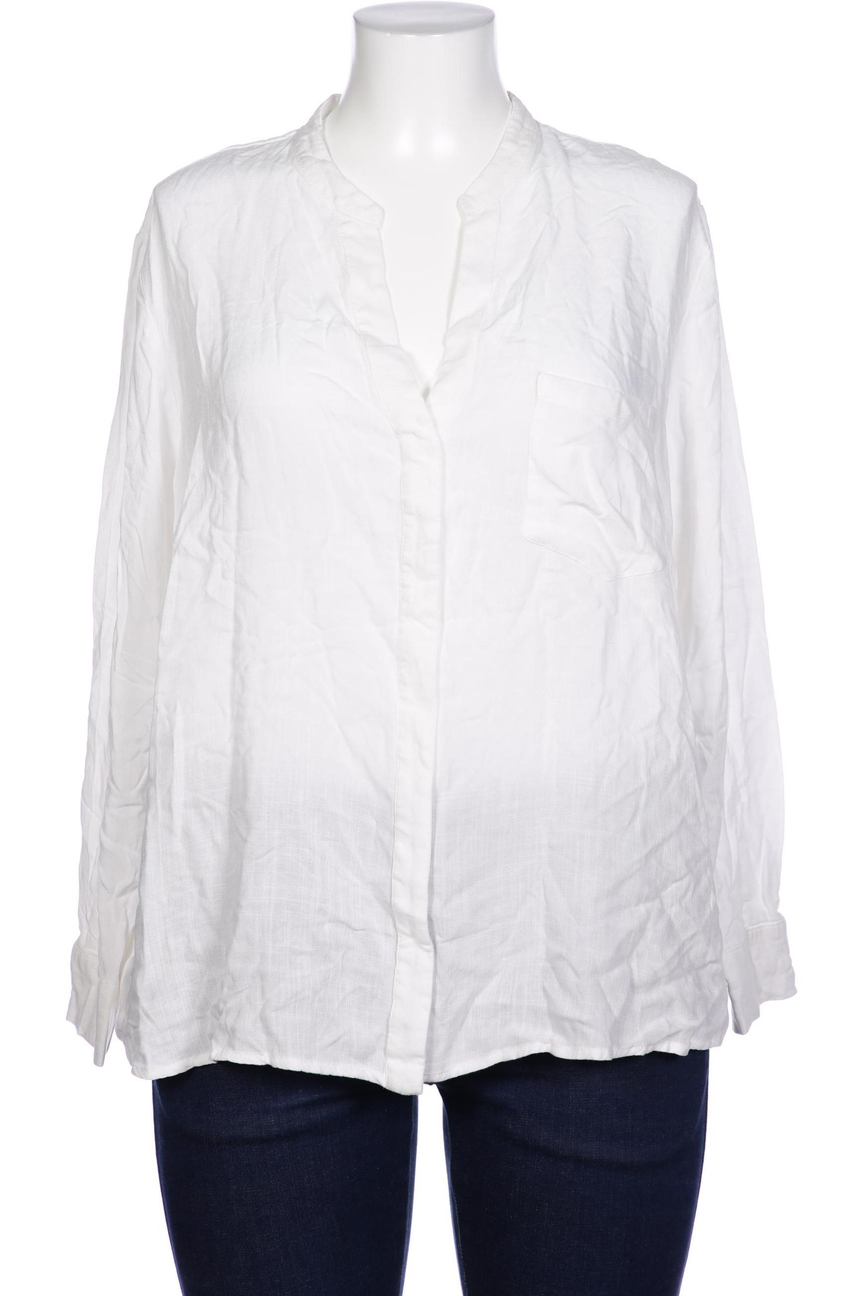 

violeta by Mango Damen Bluse, weiß, Gr. 44