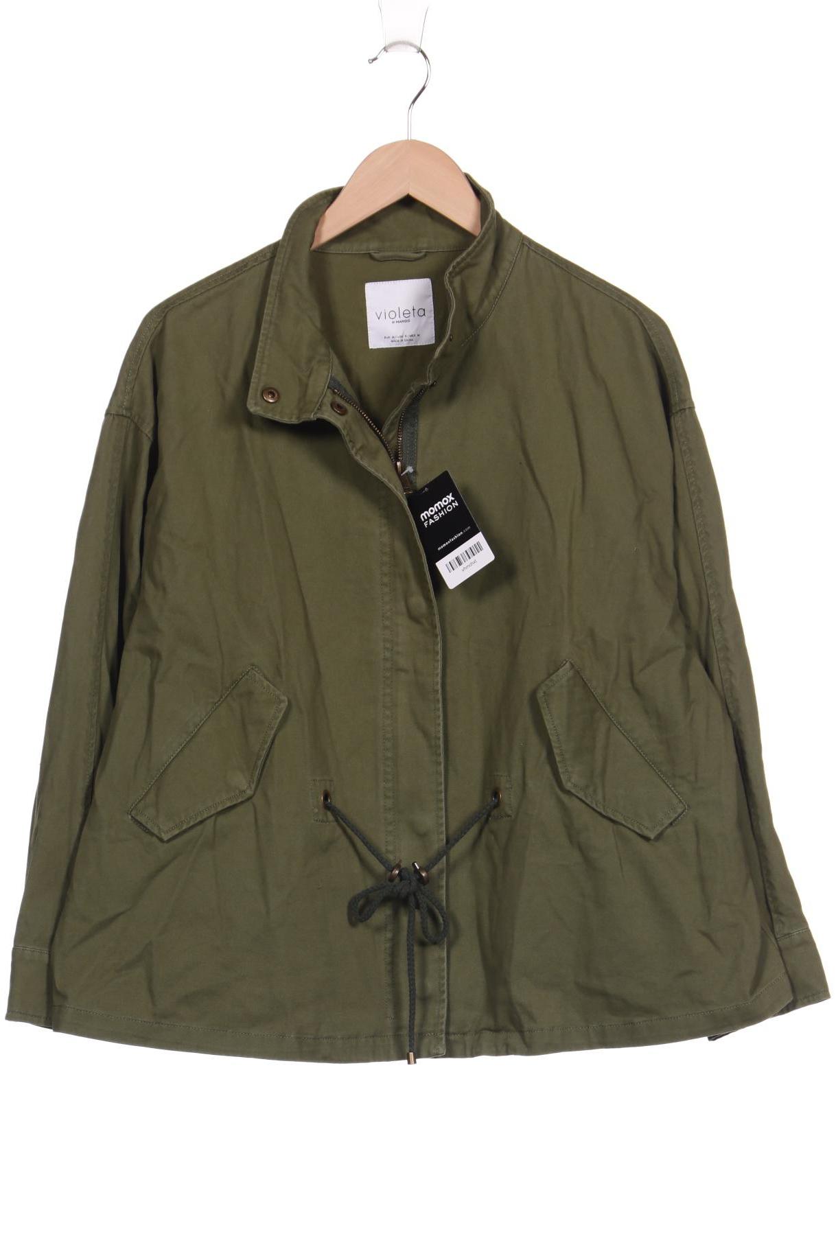 

violeta by Mango Damen Jacke, grün