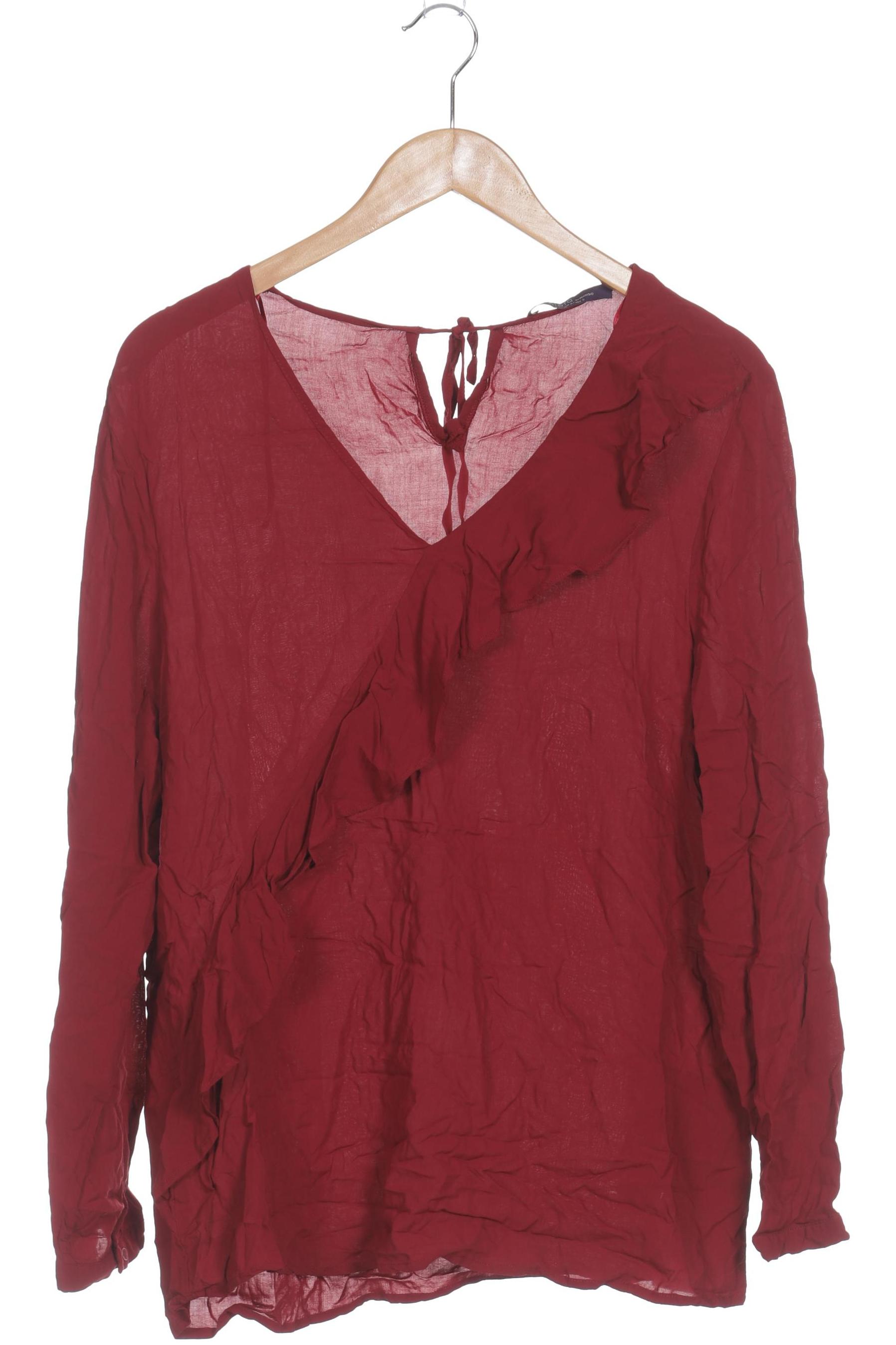 

violeta by Mango Damen Bluse, bordeaux, Gr. 42