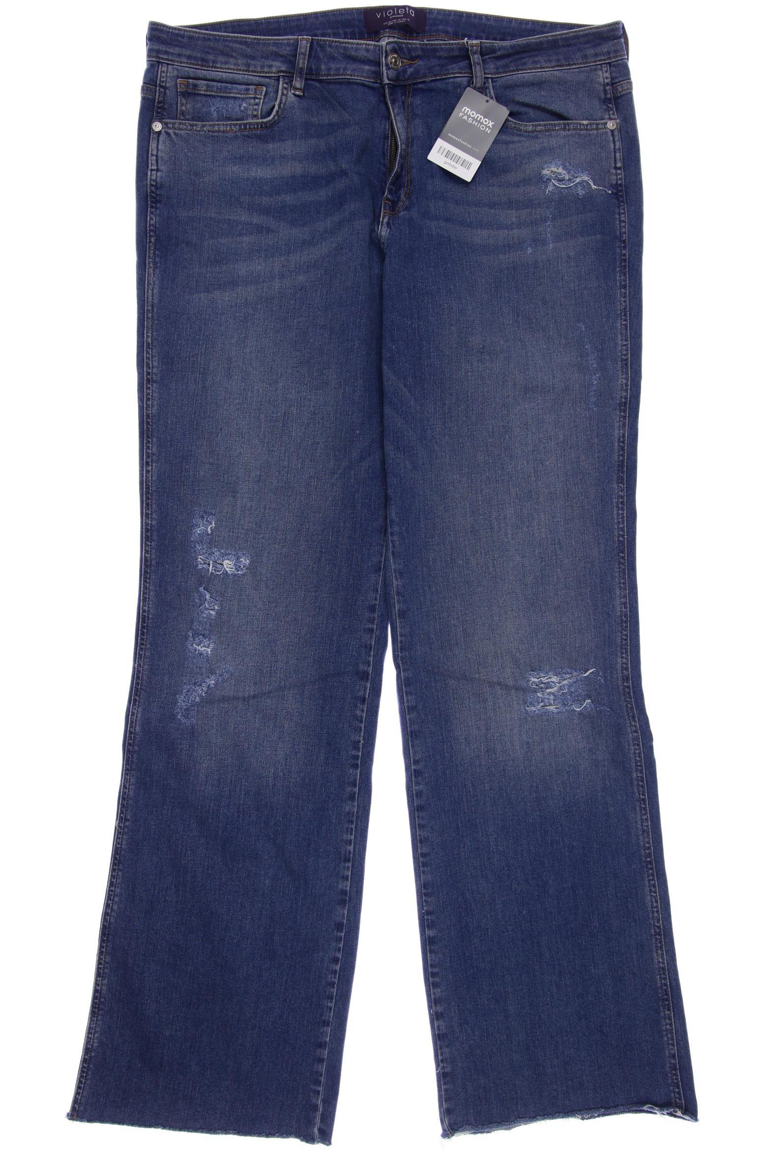 

violeta by Mango Damen Jeans, blau, Gr. 50