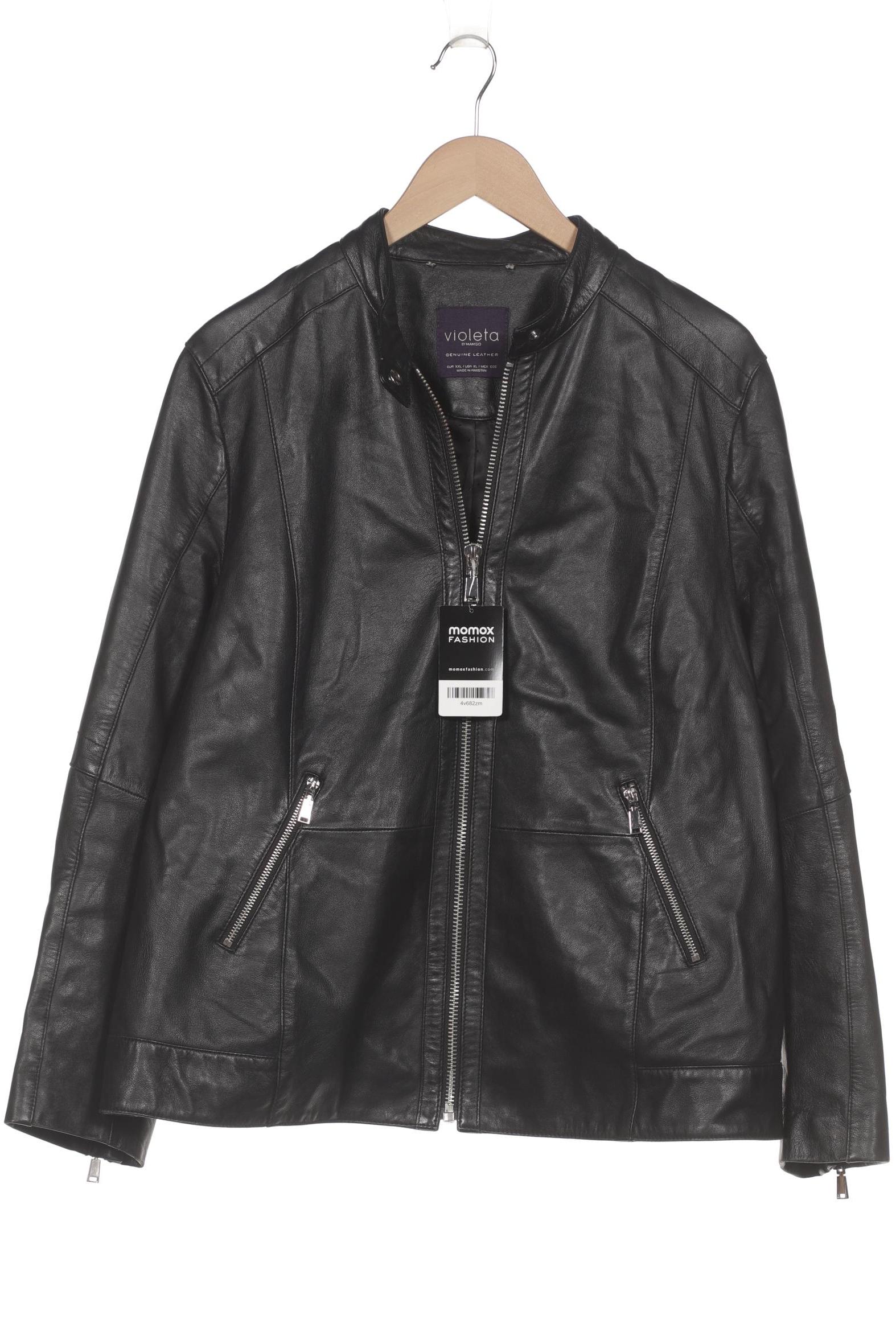 

violeta by Mango Damen Jacke, schwarz, Gr. 46