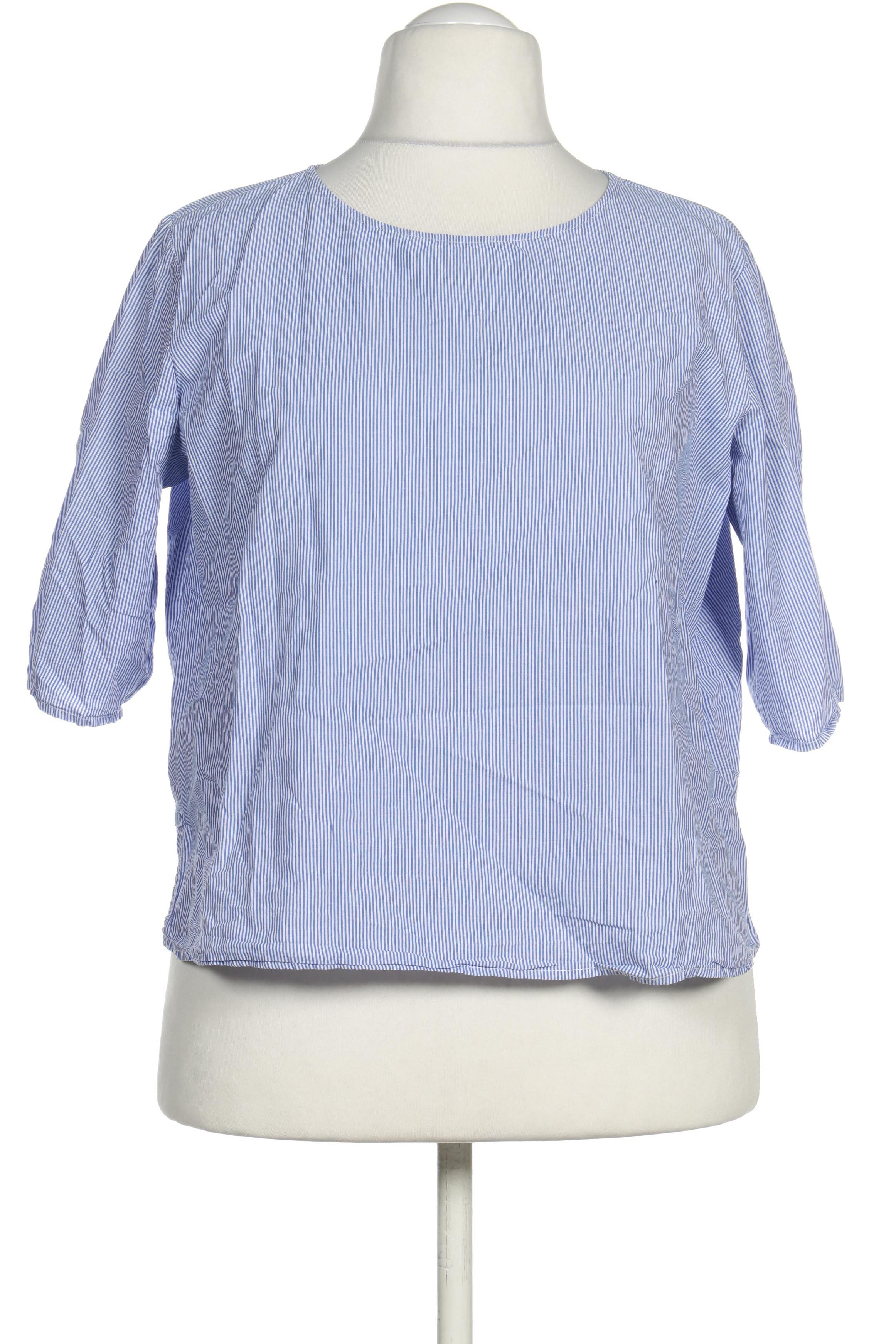 

violeta by Mango Damen Bluse, blau, Gr. 48