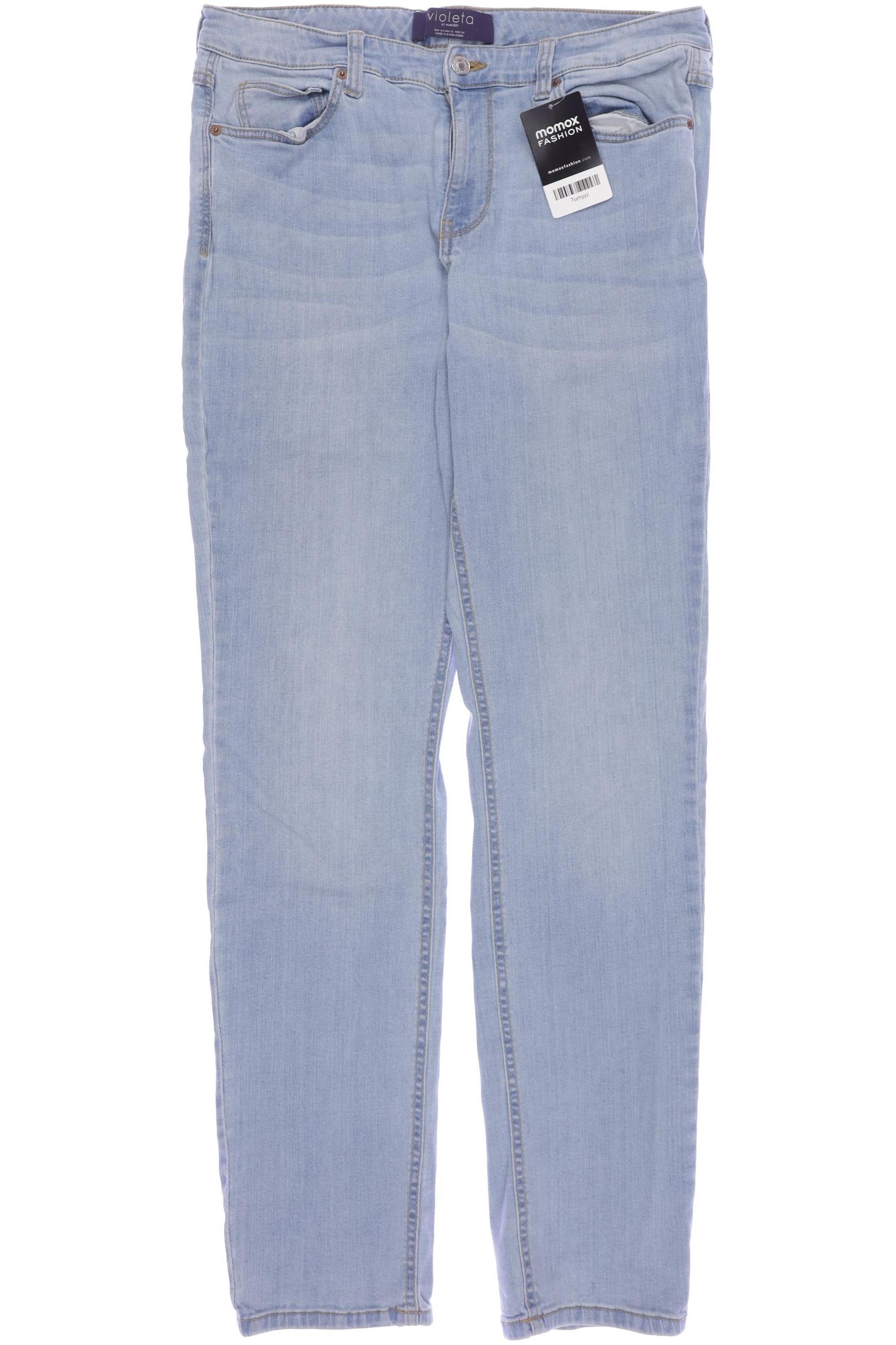 

violeta by Mango Damen Jeans, hellblau, Gr. 44