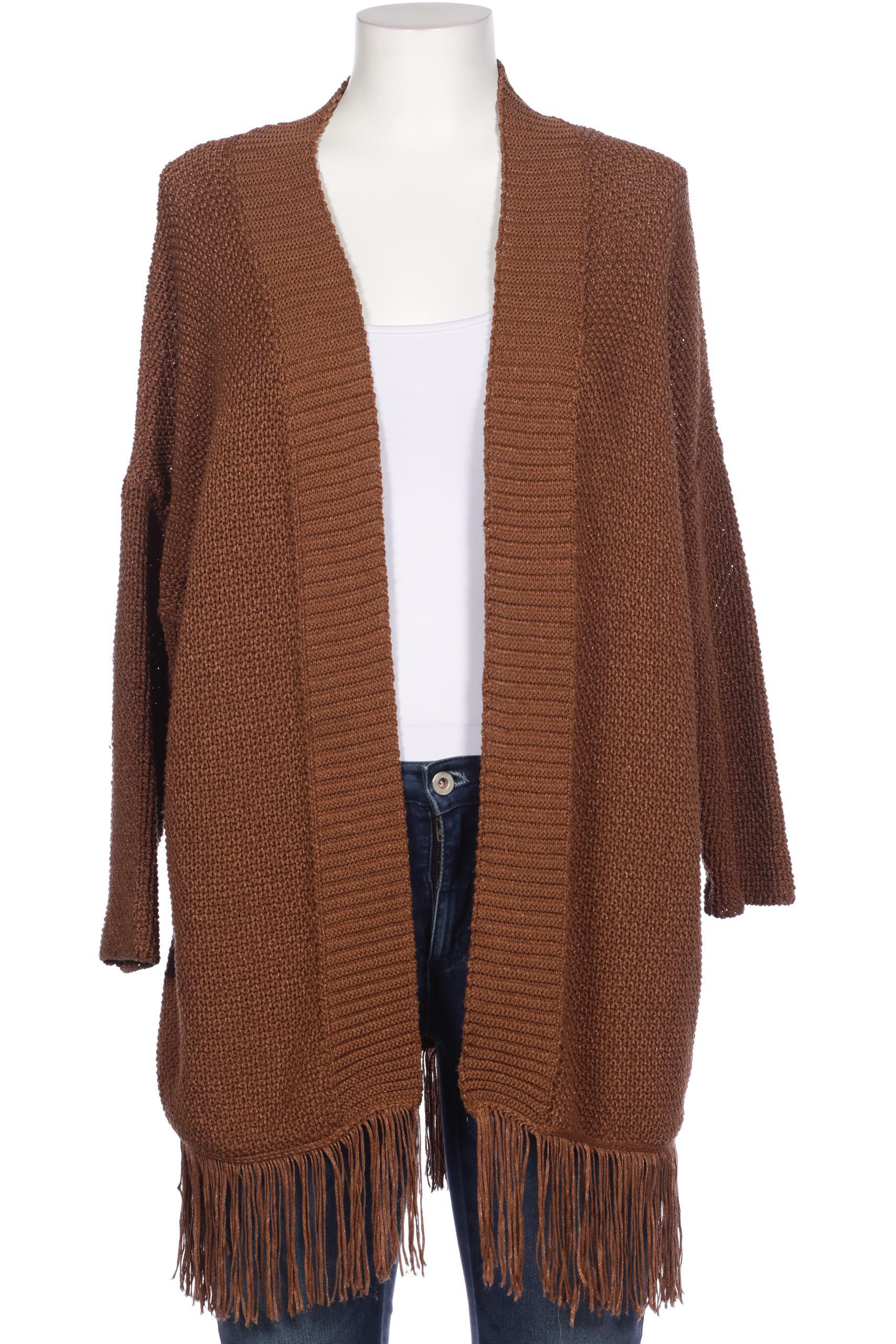 

violeta by Mango Damen Strickjacke, braun, Gr. 36