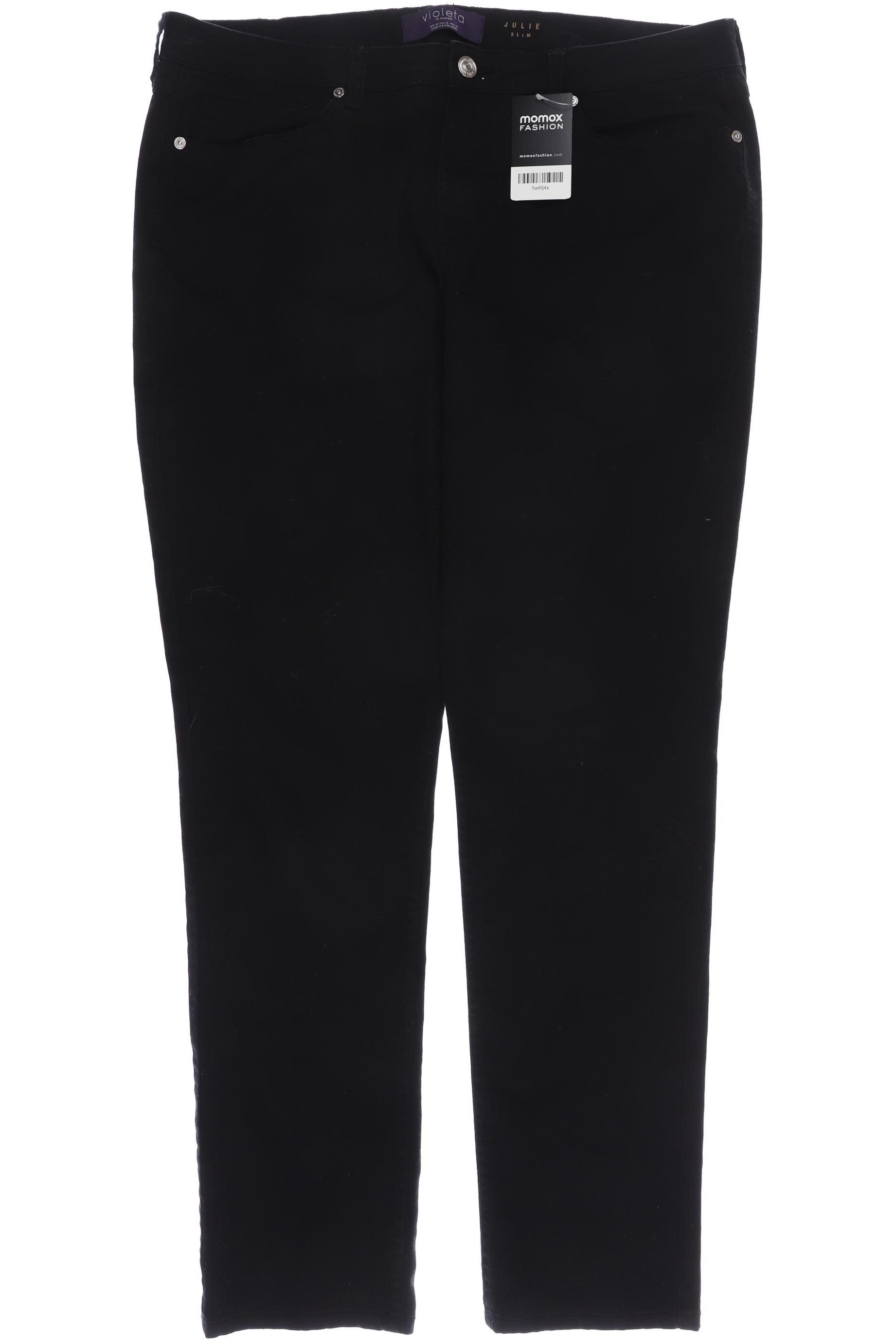 

violeta by Mango Damen Jeans, schwarz, Gr. 40