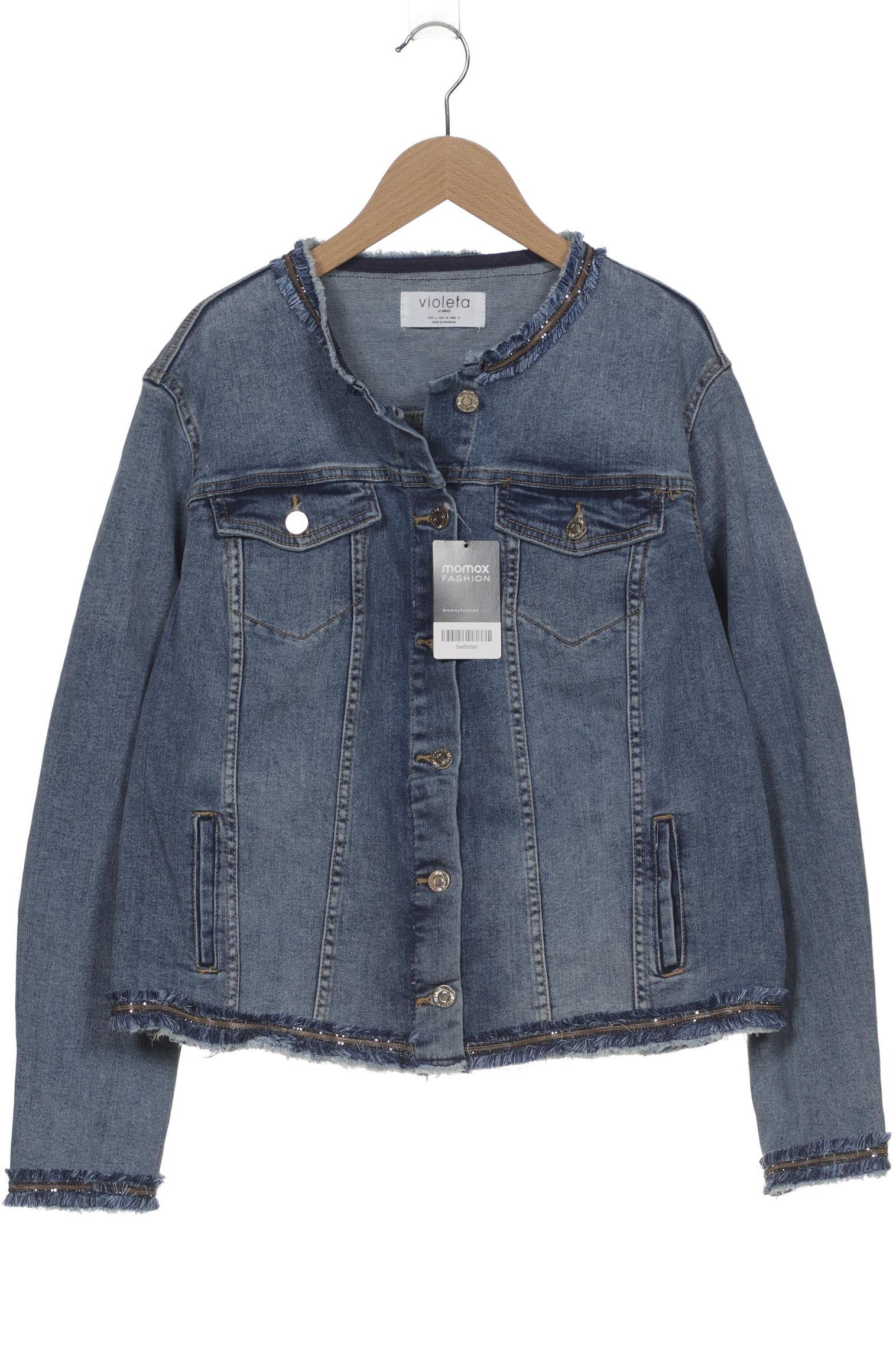 

violeta by Mango Damen Jacke, blau, Gr. 42