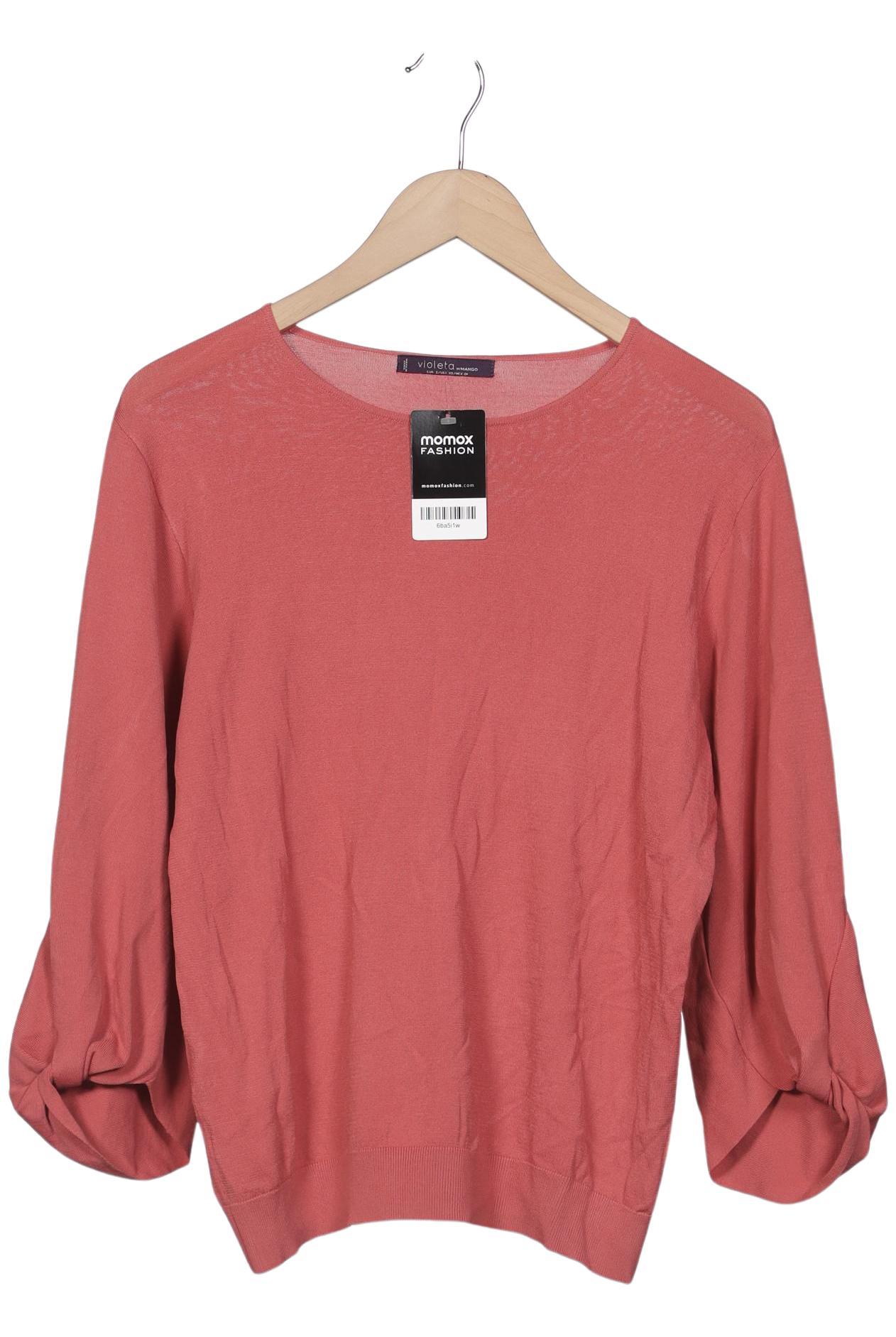 

violeta by Mango Damen Langarmshirt, pink, Gr. 36