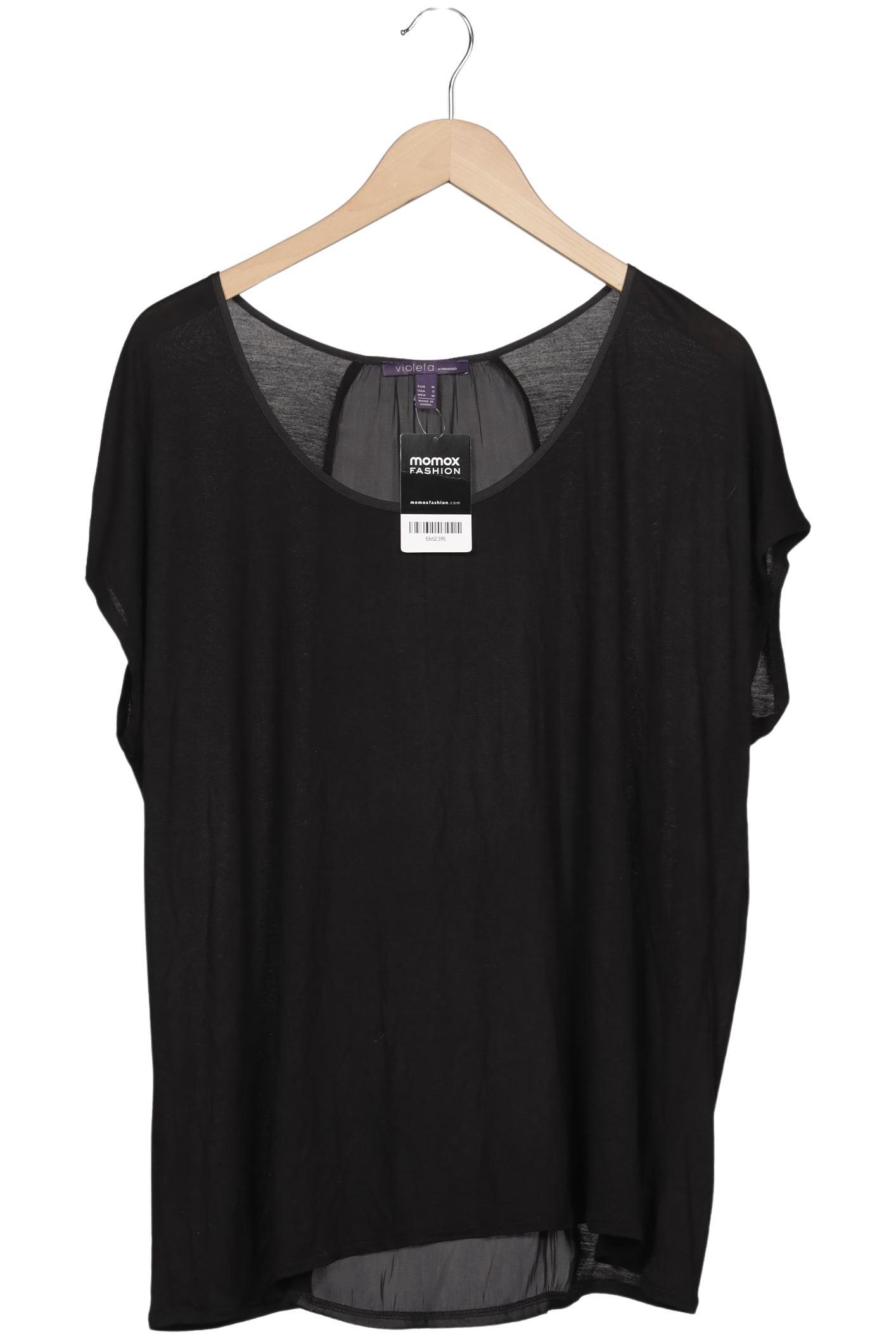 Thumbnail - violeta by Mango Damen T-Shirt, schwarz, Gr. 38
