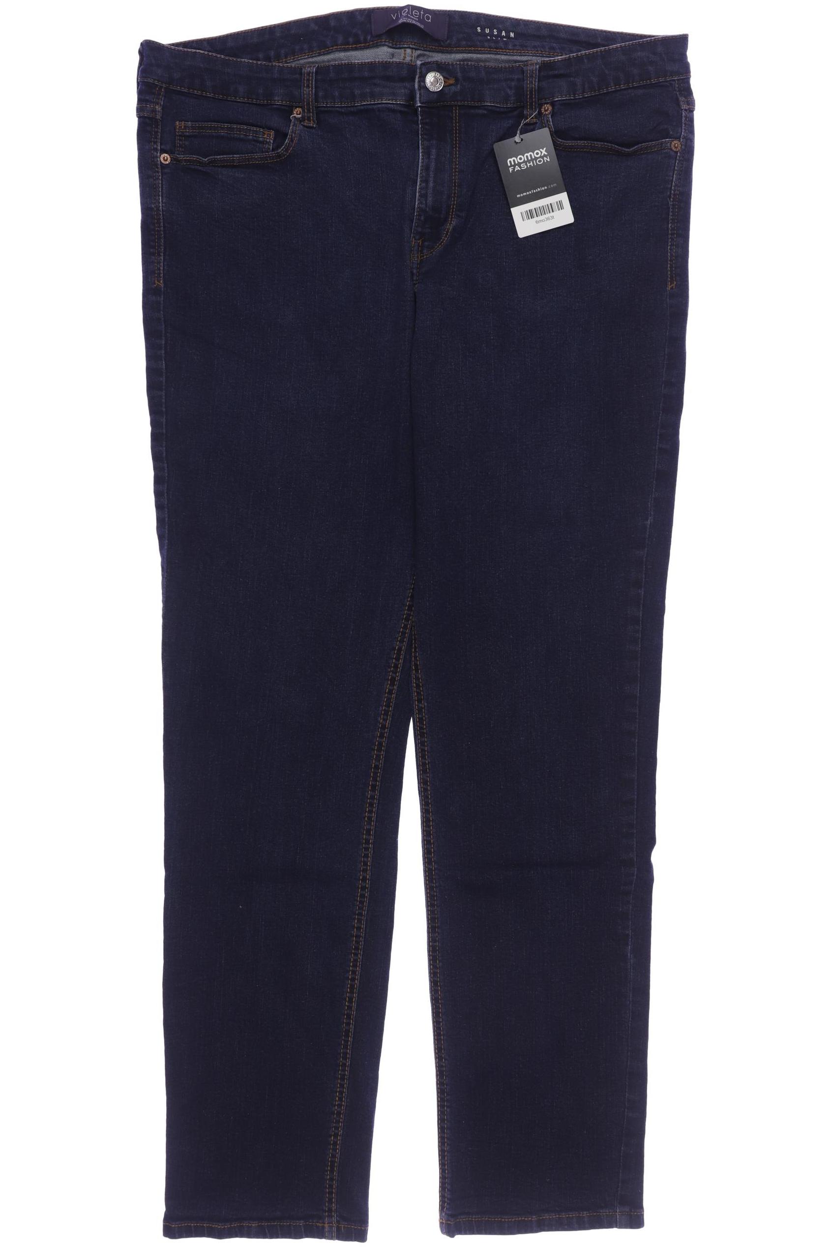 

violeta by Mango Damen Jeans, marineblau, Gr. 52