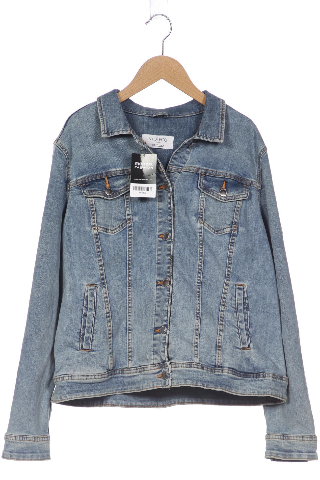 

violeta by Mango Damen Jacke, blau
