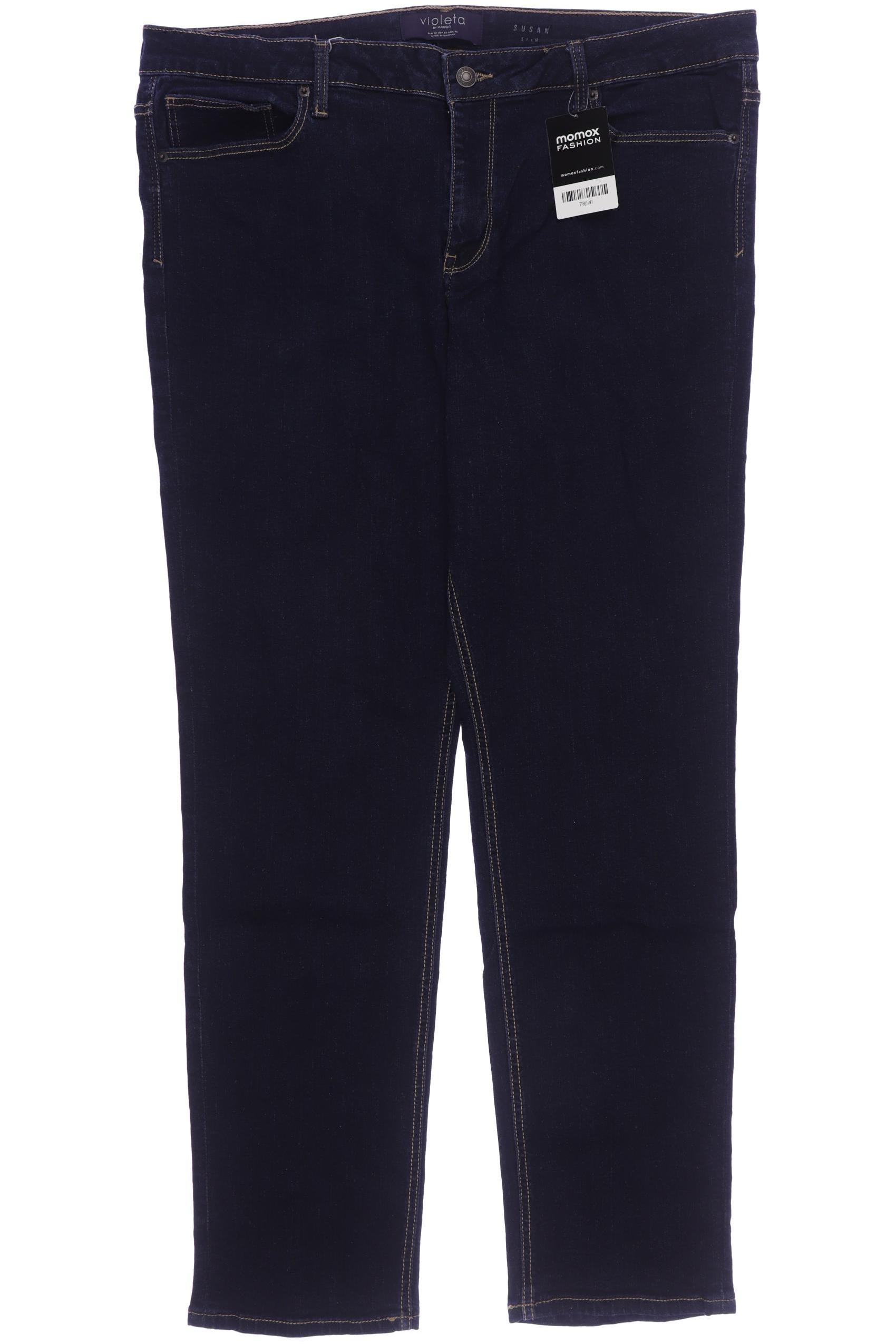 

violeta by Mango Damen Jeans, marineblau, Gr. 52