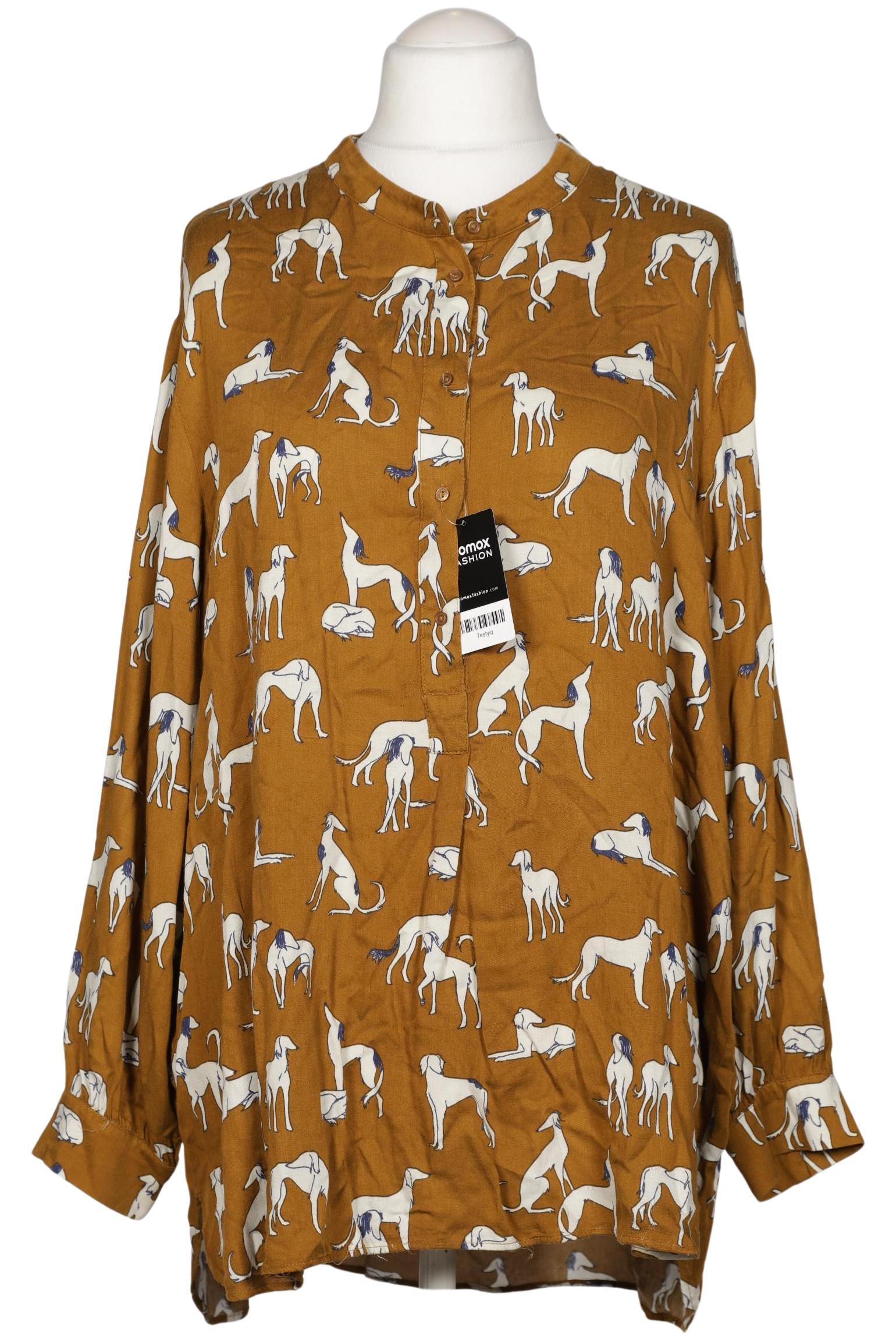 

violeta by Mango Damen Bluse, braun, Gr. 46