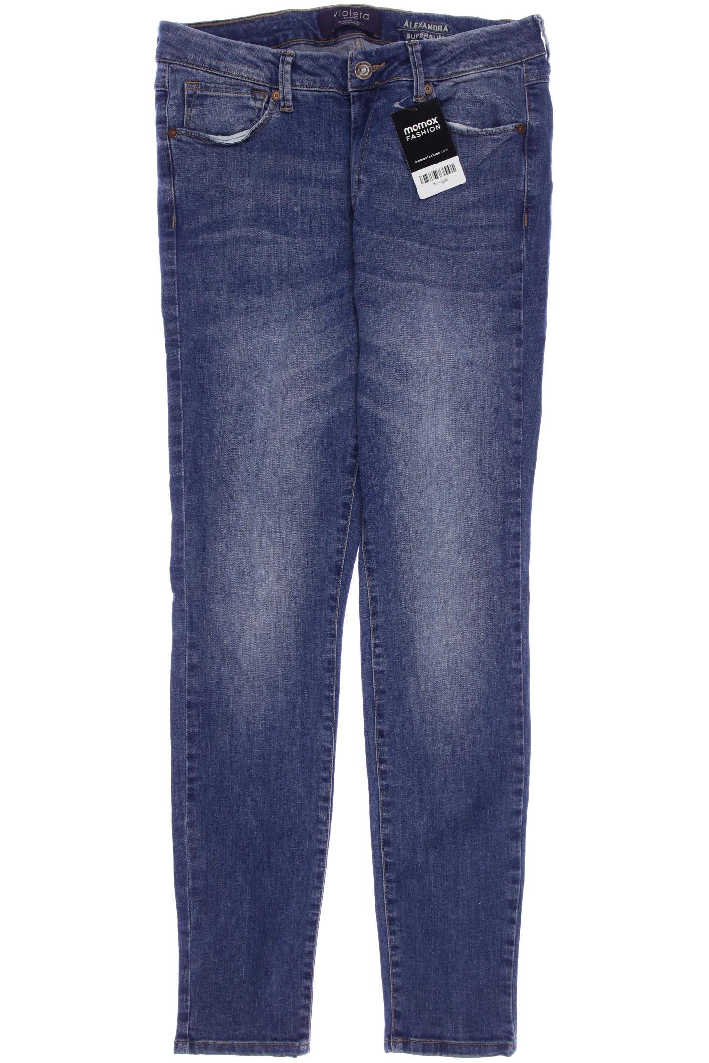 

violeta by Mango Damen Jeans, blau, Gr. 40