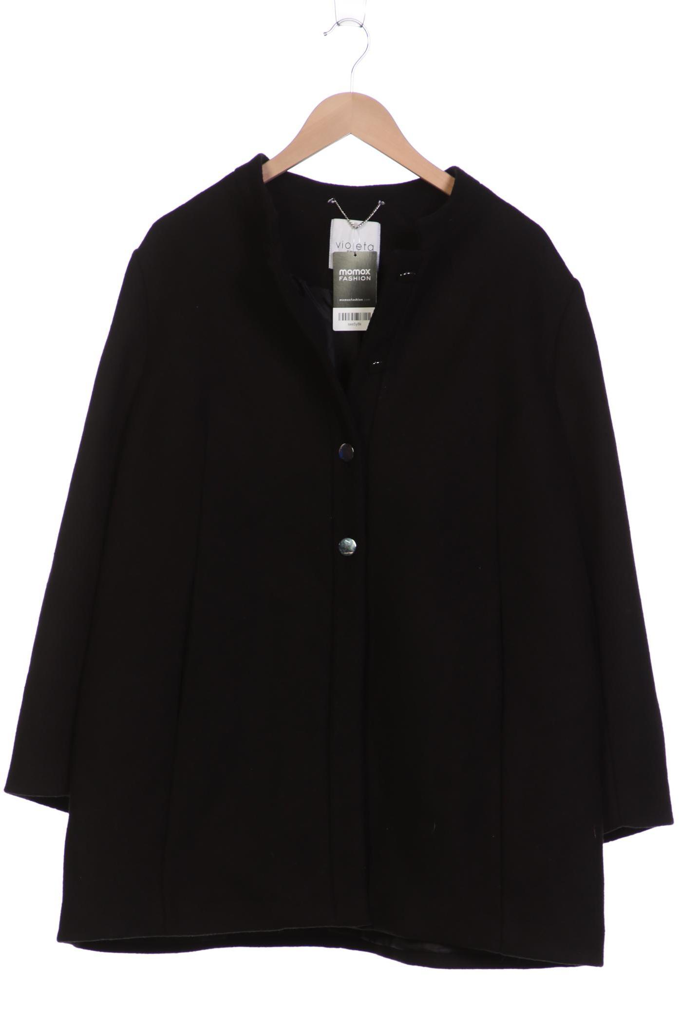 

violeta by Mango Damen Mantel, schwarz, Gr. 46
