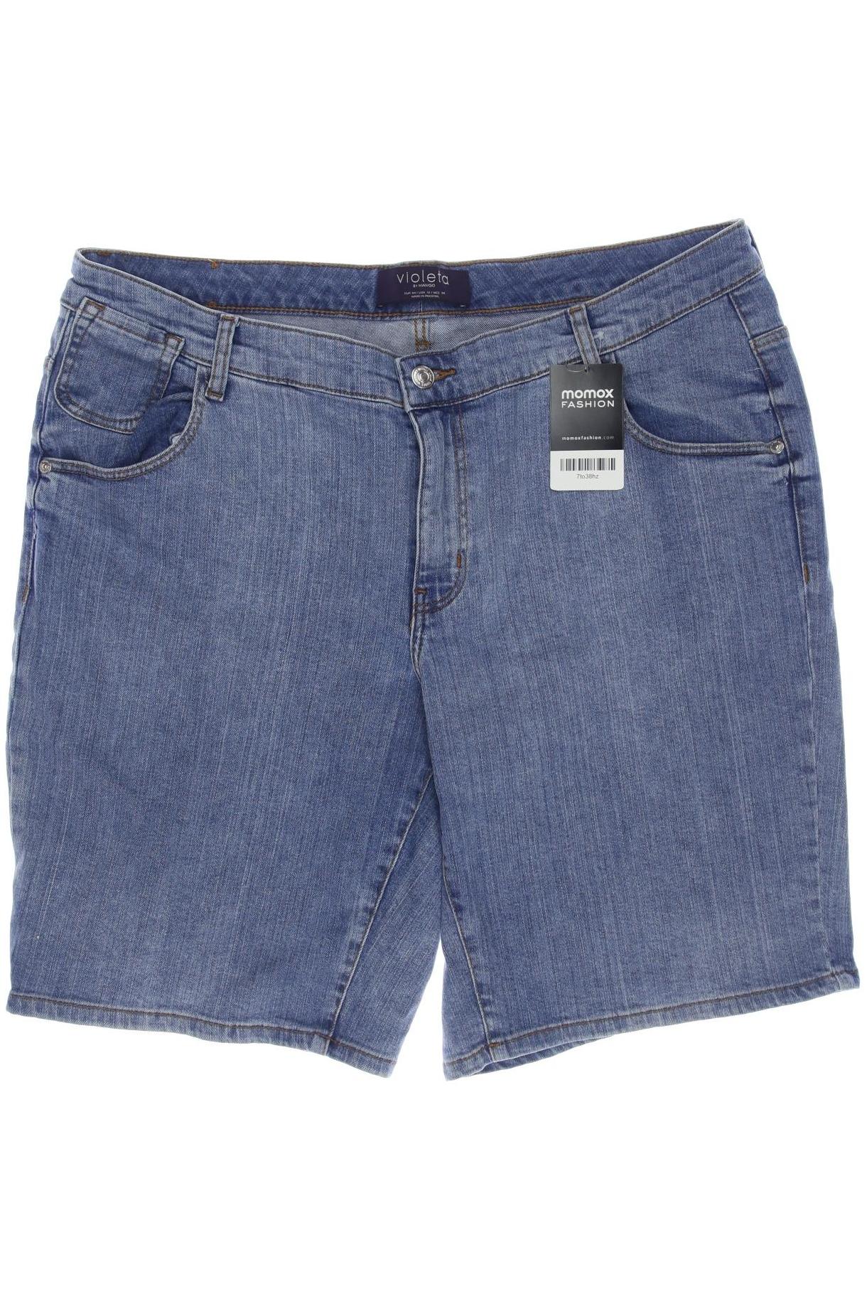 

violeta by Mango Damen Shorts, blau, Gr. 44