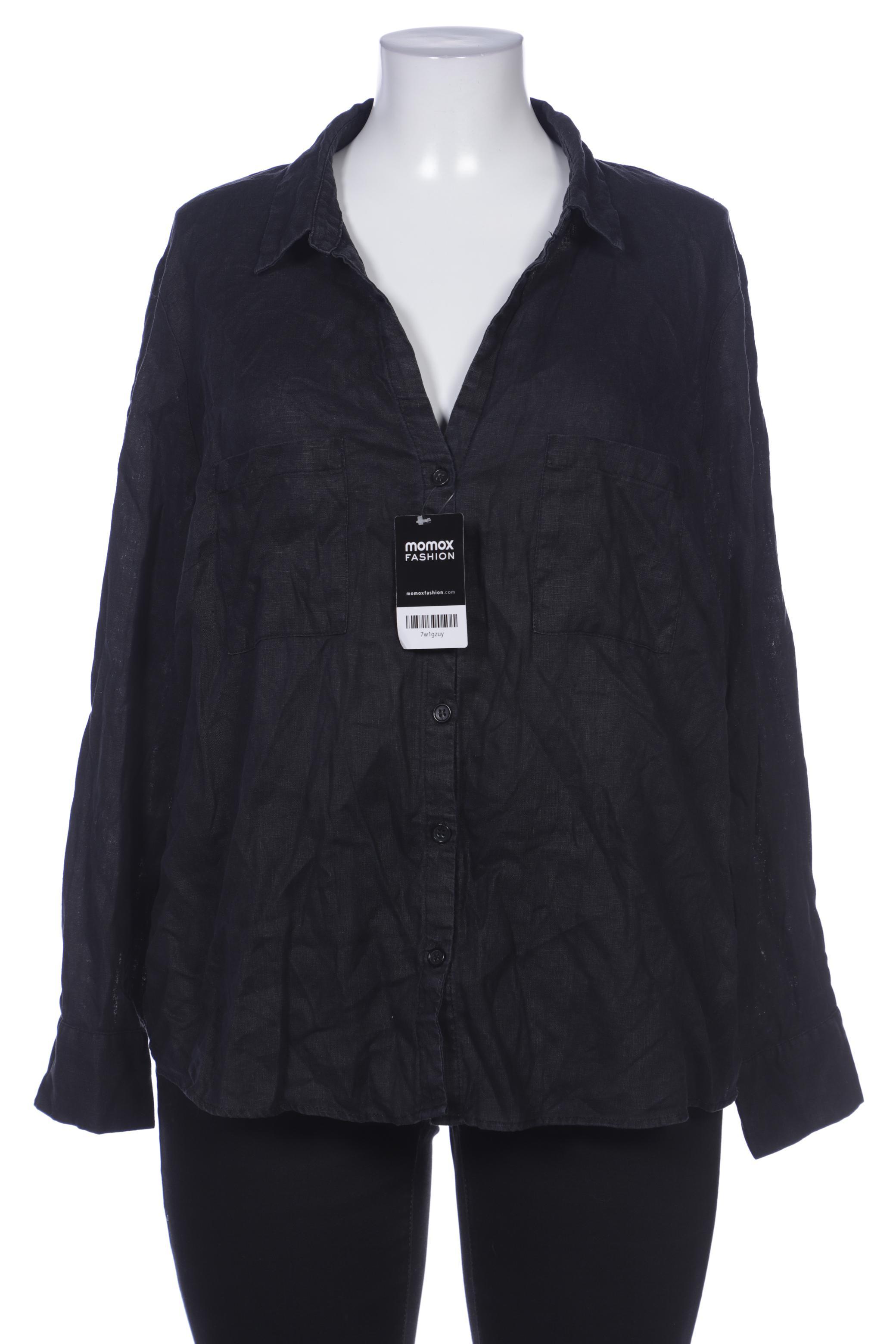 

violeta by Mango Damen Bluse, schwarz, Gr. 46