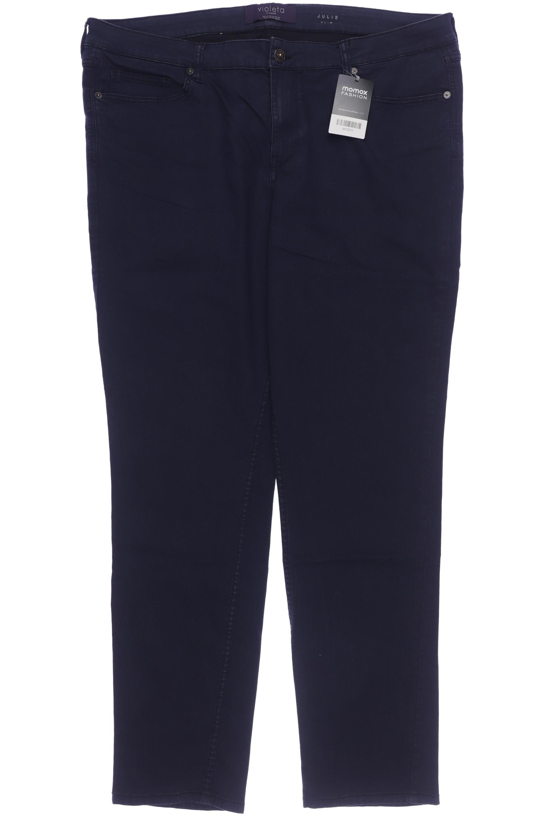 

violeta by Mango Damen Jeans, marineblau, Gr. 52