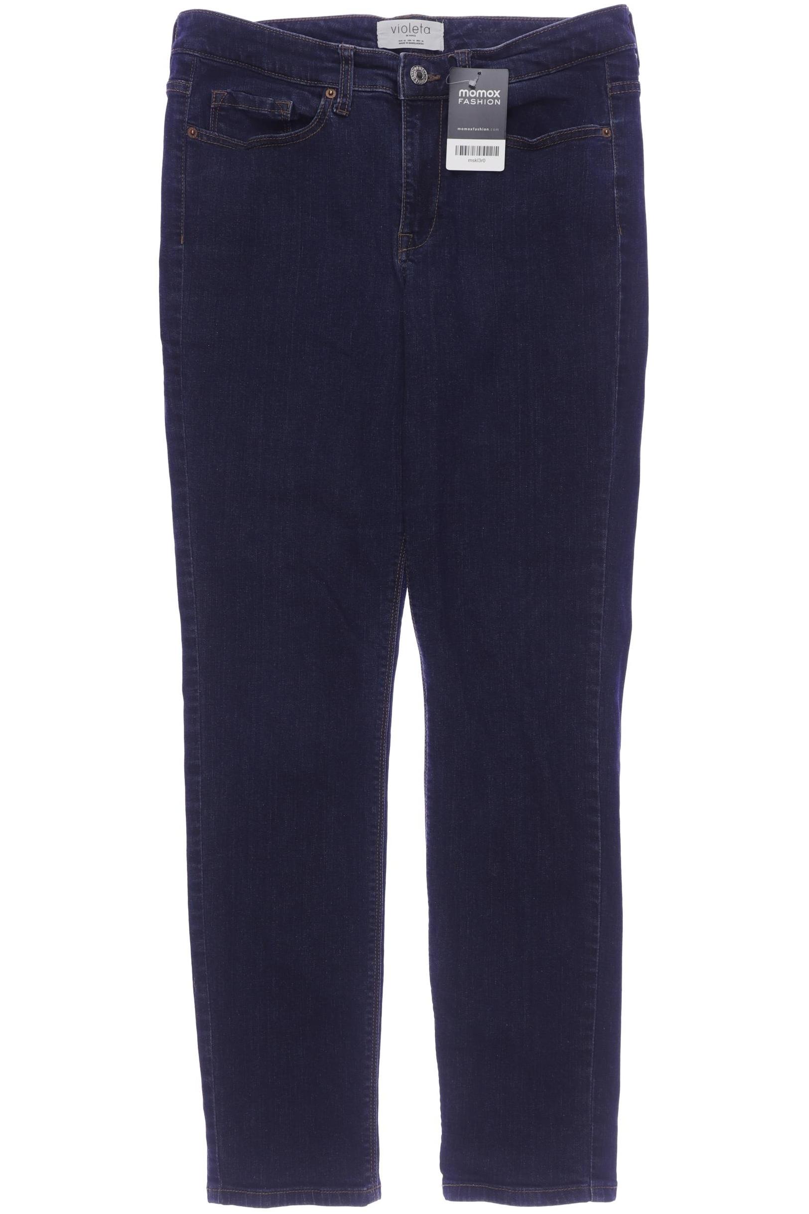 

violeta by Mango Damen Jeans, marineblau, Gr. 42