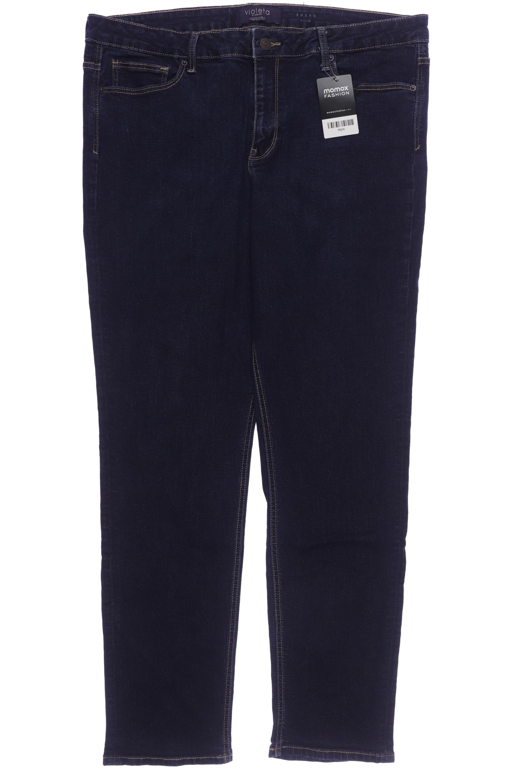 

violeta by Mango Damen Jeans, marineblau, Gr. 52