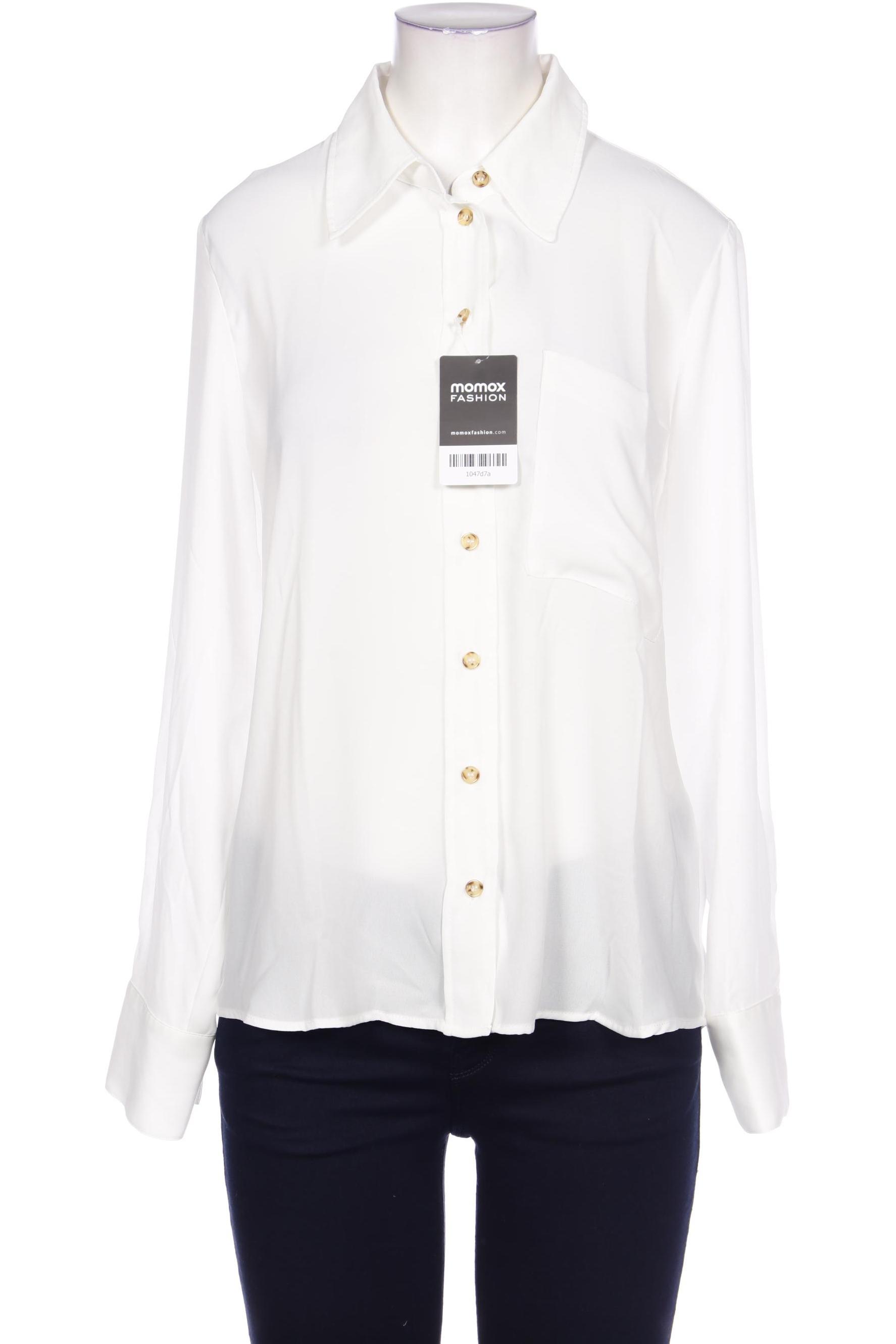 

violeta by Mango Damen Bluse, weiß, Gr. 38